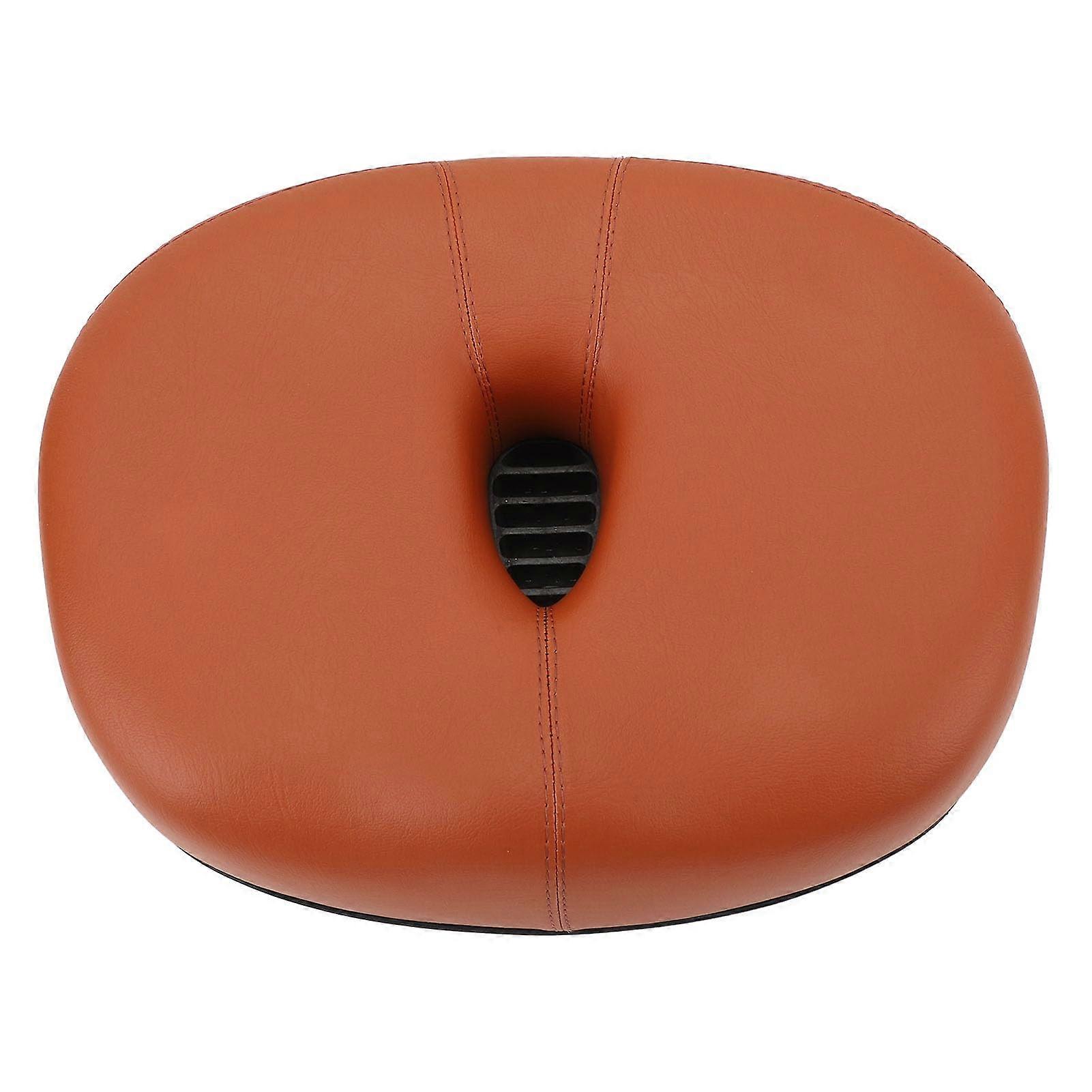 Nasenloser Fahrradsitz No-Nose Bicycle Seat, Wide Replacement Saddle, Breathable Memory Foam Cushion, Unisex Brown