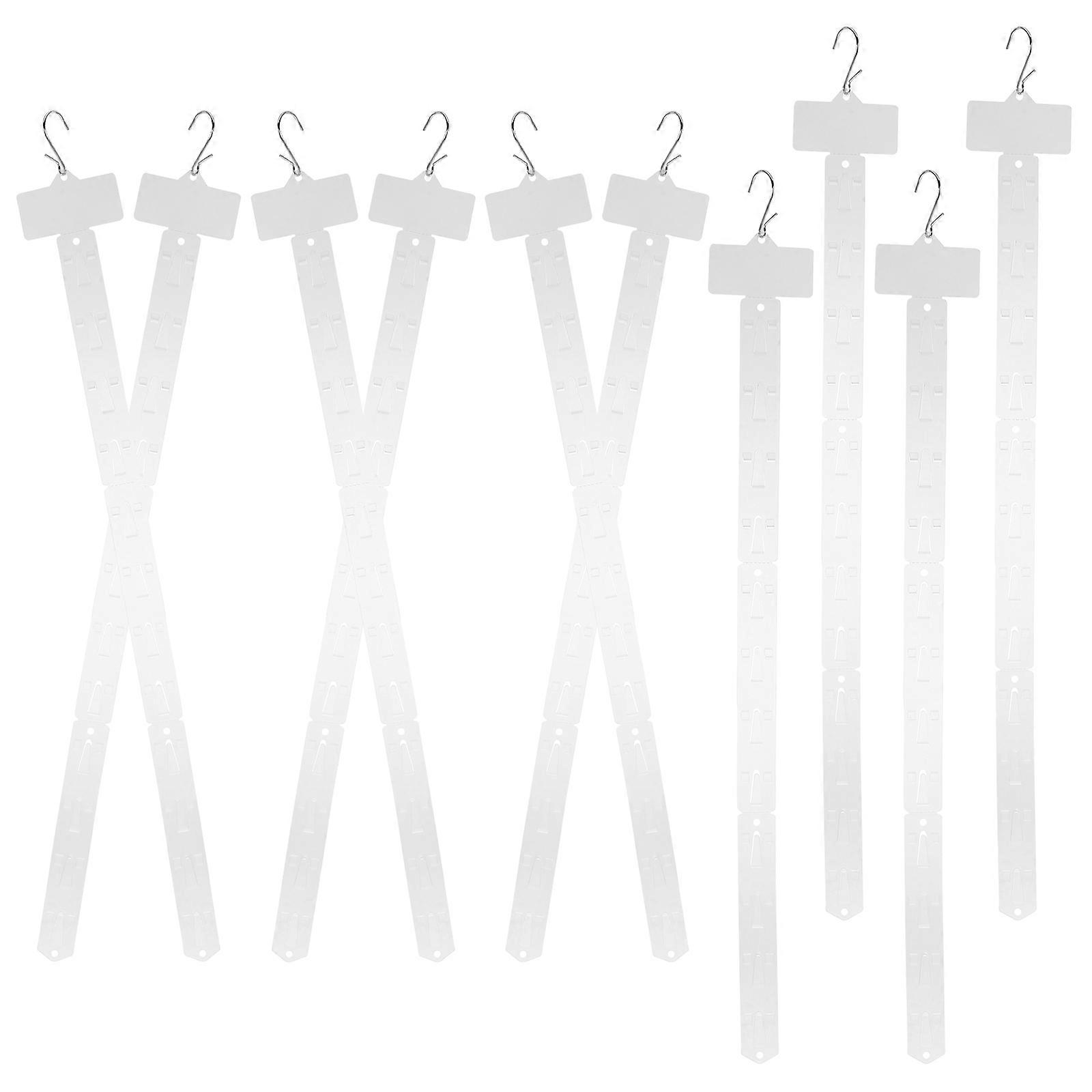 Station Hanging Merchandise Display Racks Sign Holder Clips Supermarket Use Store Owners Secure Hooks 10Pcs