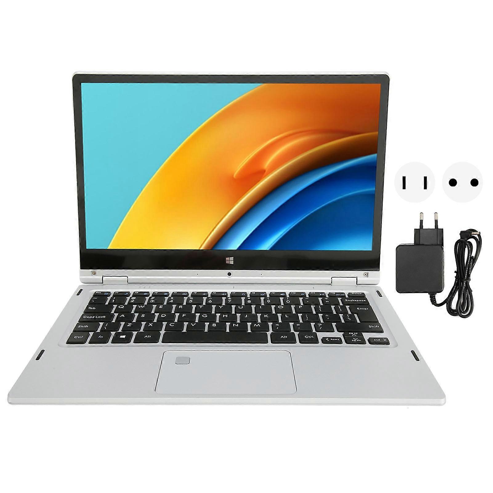 13.3 inch Laptop, Quad-core Processor, 16GB RAM, 1TB ROM, 360 Degree Convertible Fingerprint Reader, 100-240V, 16+1TB, EU Plug 100-240V