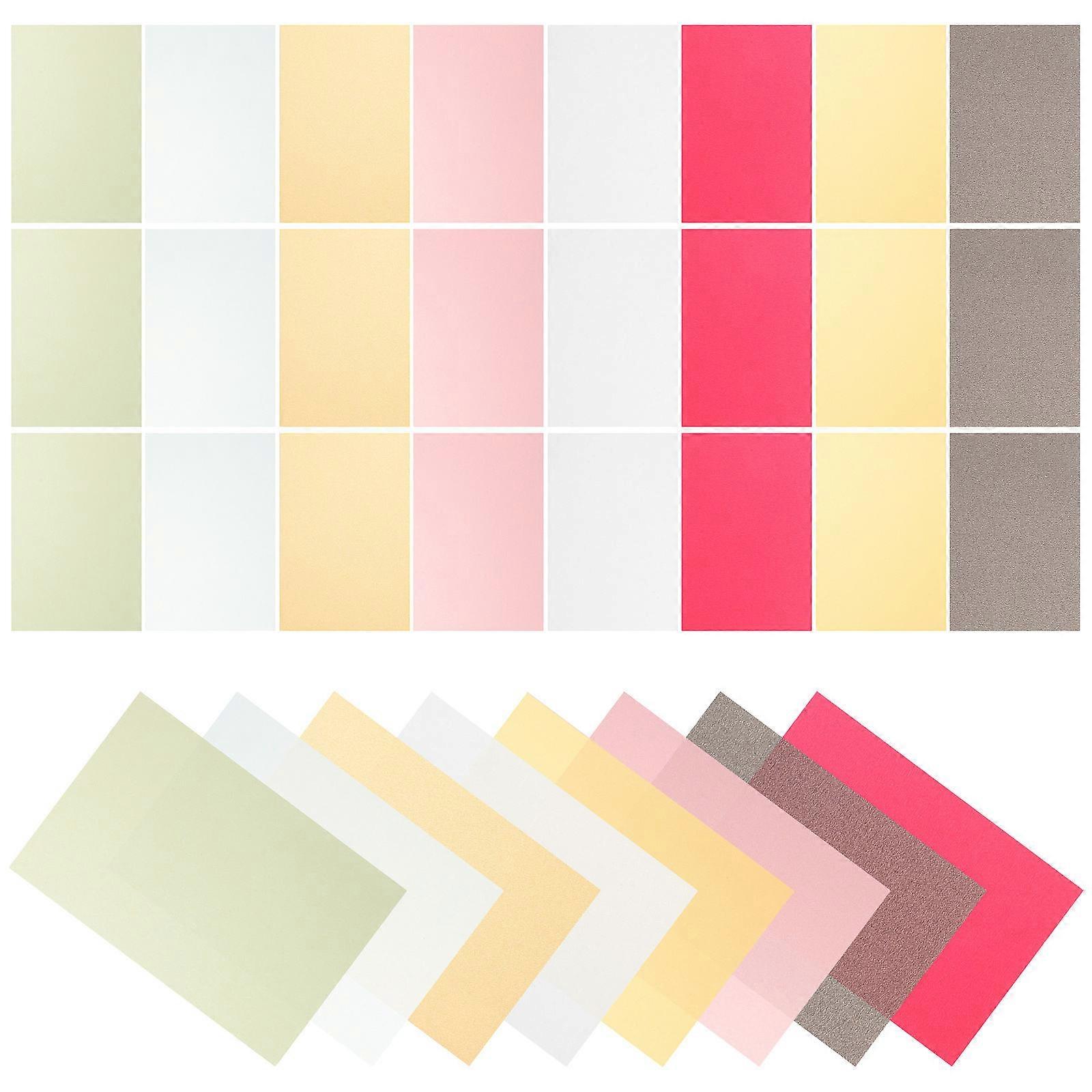 50pcs Coloured Transfer Tracing Paper – Durable Translucent Sheets for Art, Sketching, Crafting, Calligraphy, Copying & Stamping