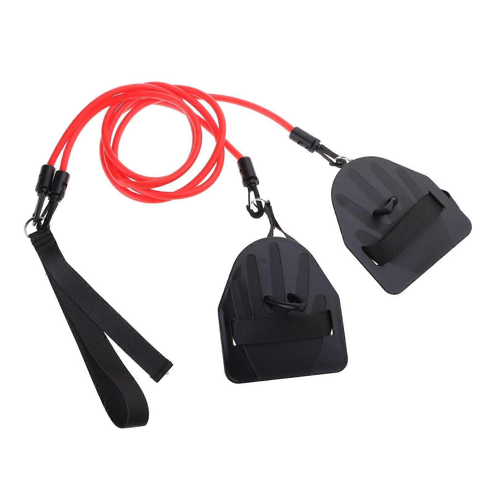 Swimming Resistance Bands Set, Latex, For Swim Training And Arm Strength, Multiple Resistance Levels, Includes Swim Belt