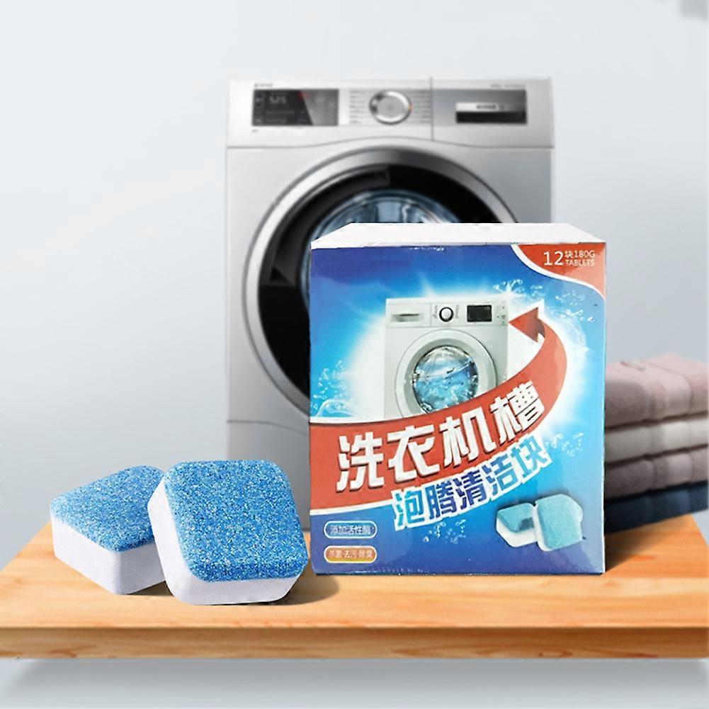 Washing Machine Cleaner Tablets For Deep Clean, Powerful Formula Septic-Safe Odor Remover, Cleans Invisible Molds And Residue Better Than Bleach,