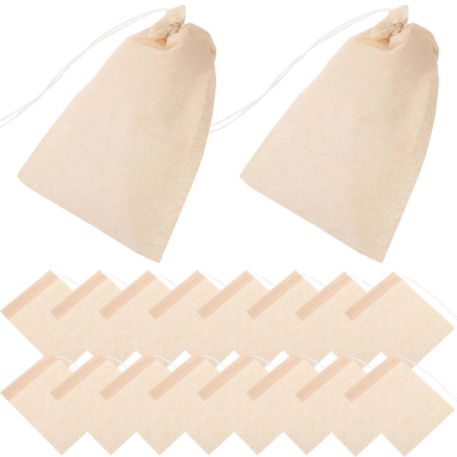Empty Loose Tea Filter Bags Paper Tea Filter Bag Afternoon Tea Time Disposable Use 100Pcs