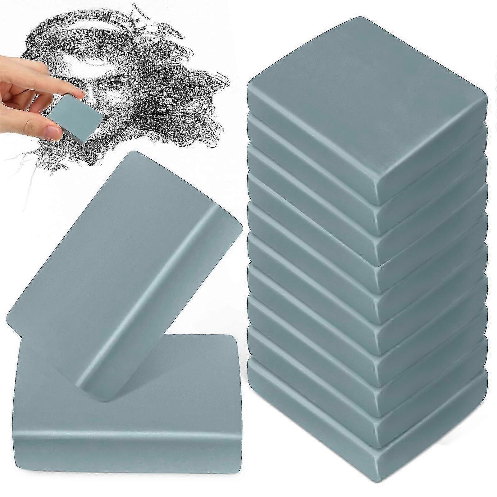 12 Pcs Moldable Art Erasers Block Erasers for Drawing and Sketching