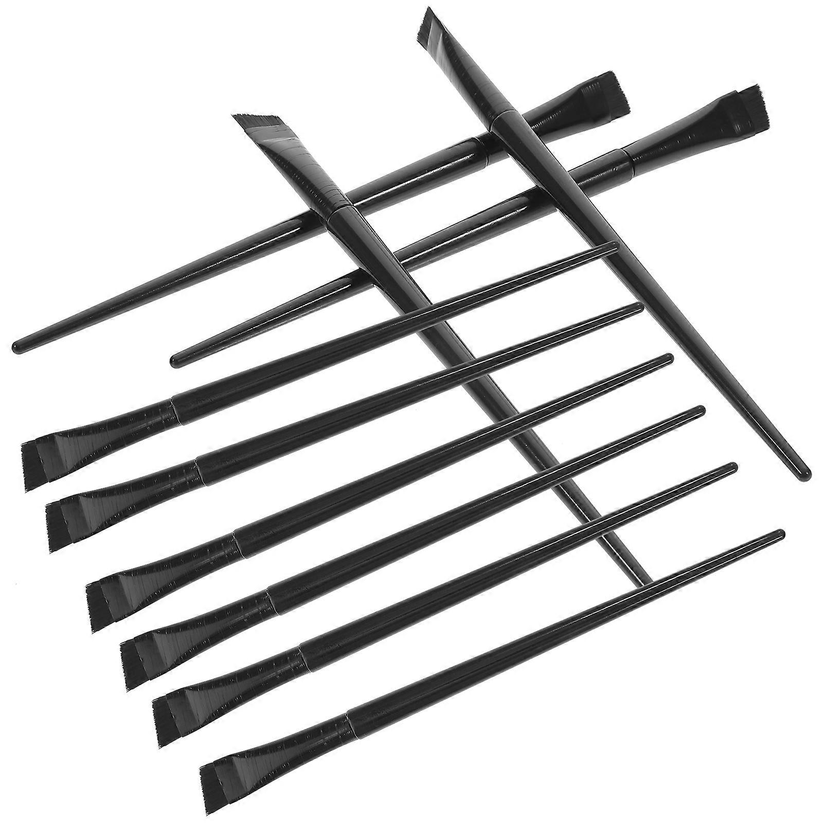 Eye Liner Brush Set Angled Brow Makeup Tools with 12Pcs for Precise Application