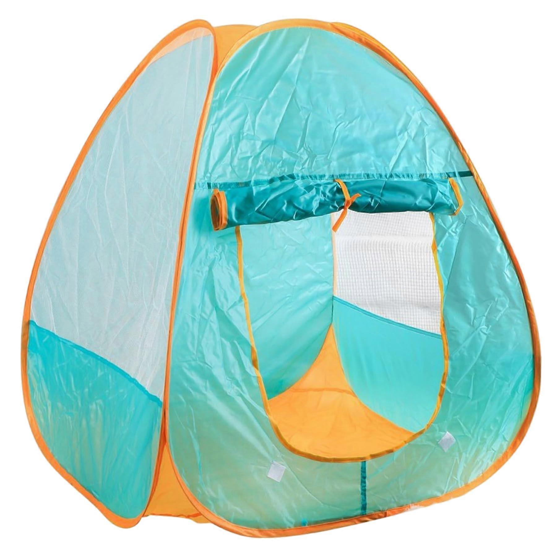 pop-up-Zelt 30x30x35 Zoll Polyester Spielhaus Mit Roll-up-Tür Für Innenräume Und Außenbereiche