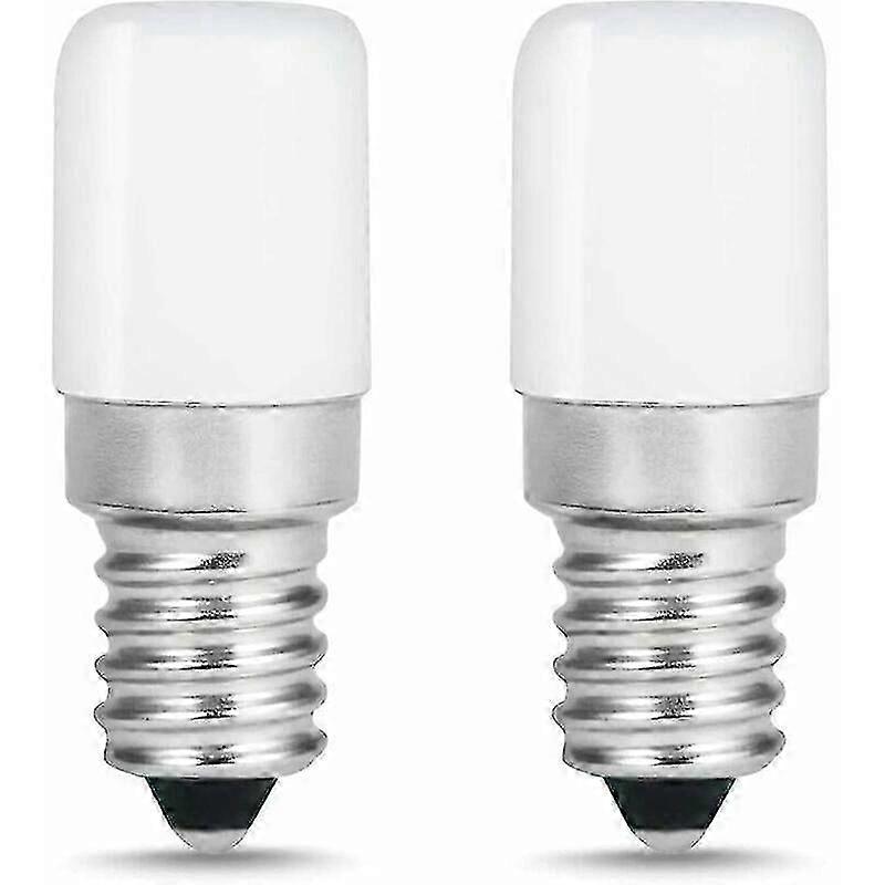 24V E14 LED-Lampen 6500K kaltweiß 2er-Pack für Kühlschrank, Gefrierschrank und Heimgebrauch