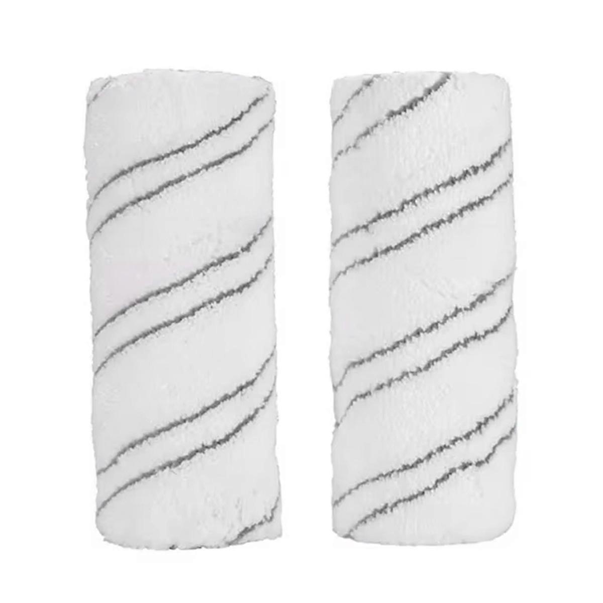 2pcs Microfibre Rolls for FC Series Replacement Rollers Fits FC3, FC5, FC7, FC8, EWM 2,2.055-006.0