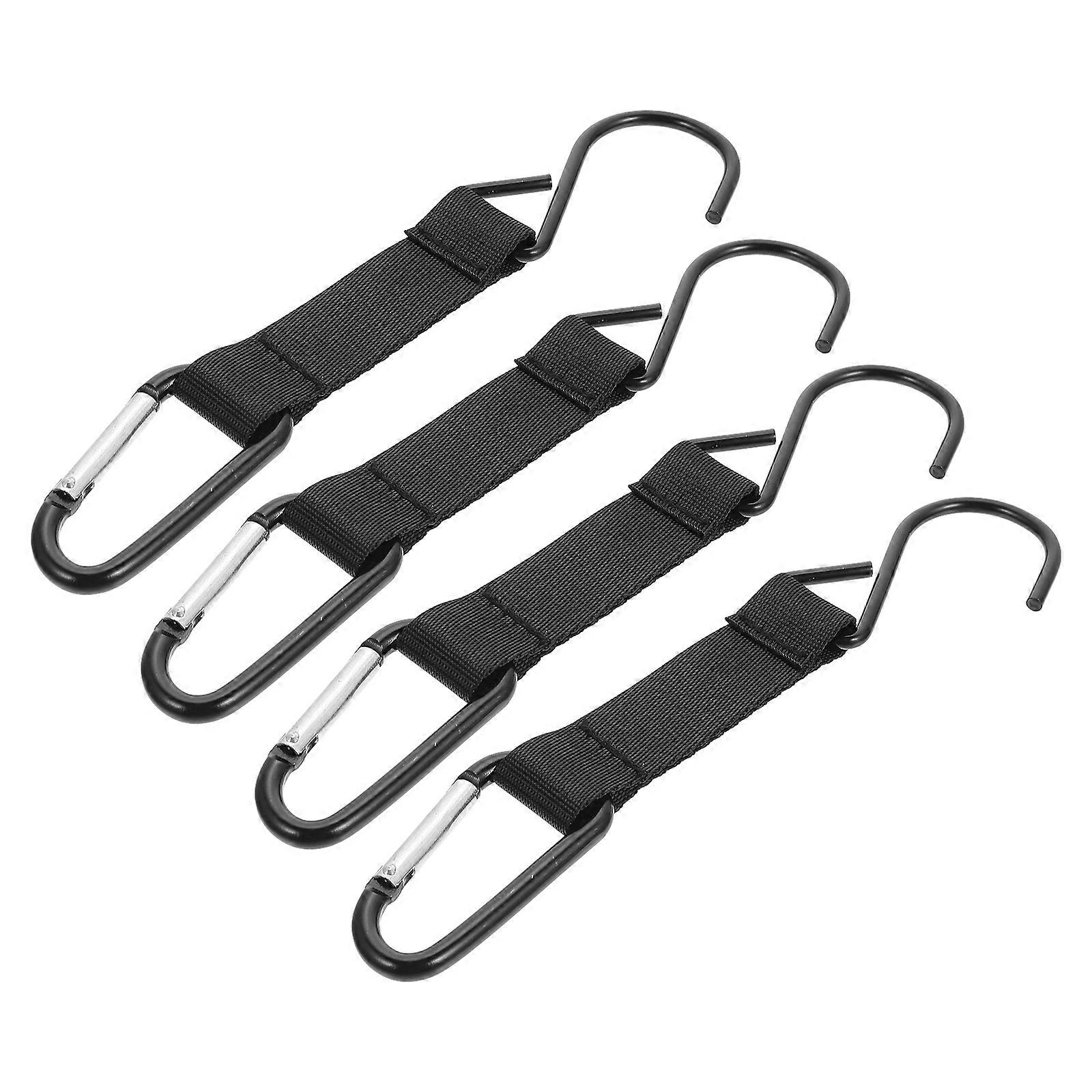 4pcs Portable S Hooks for Outdoor Camping – Multi Functional Hangers for Cookware, Towels, and Clothes – Lightweight & Sturdy Travel Accessories for