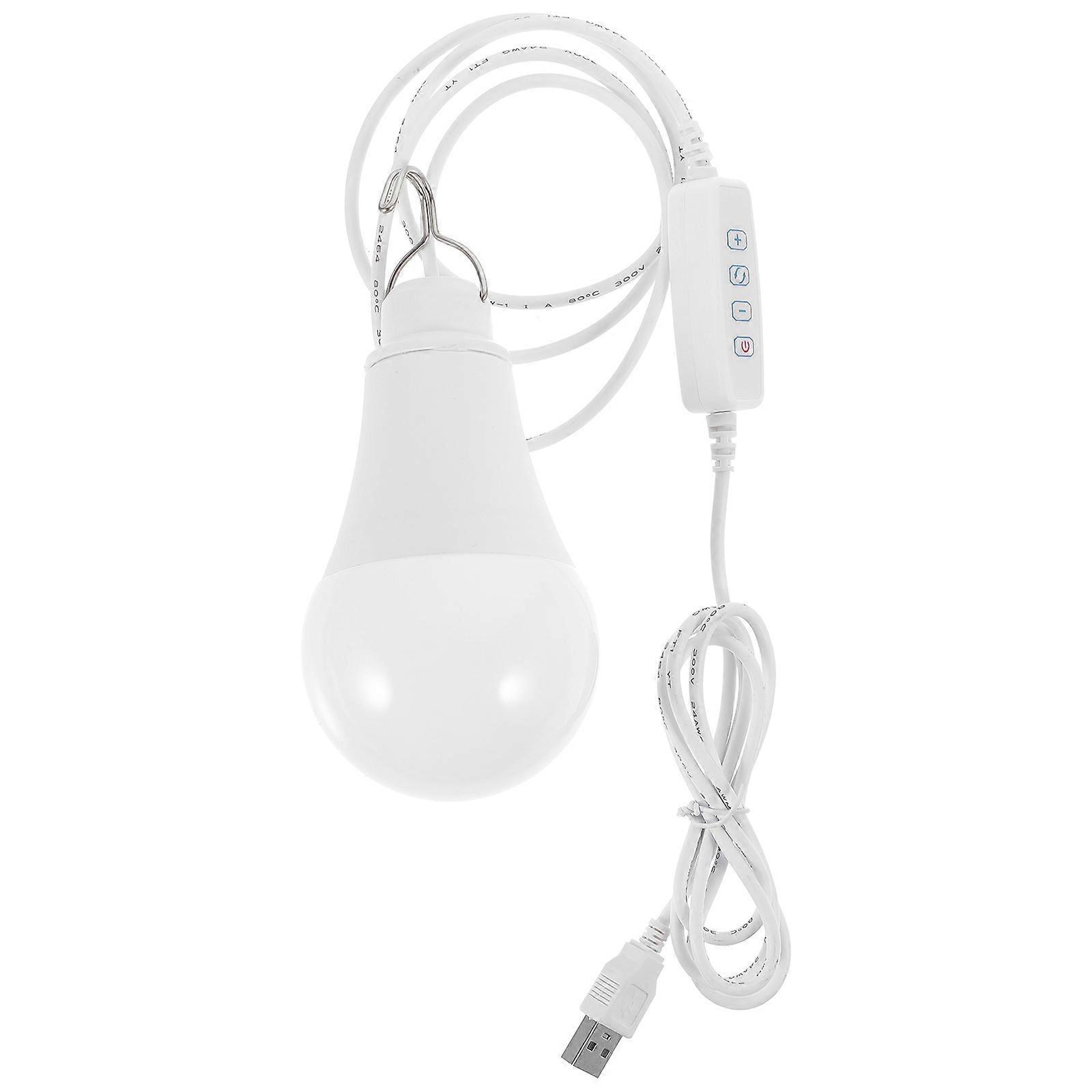 Camping Light Portable USB LED Bulb for Outdoor Use with 3 Color Modes and 10 Brightness Levels