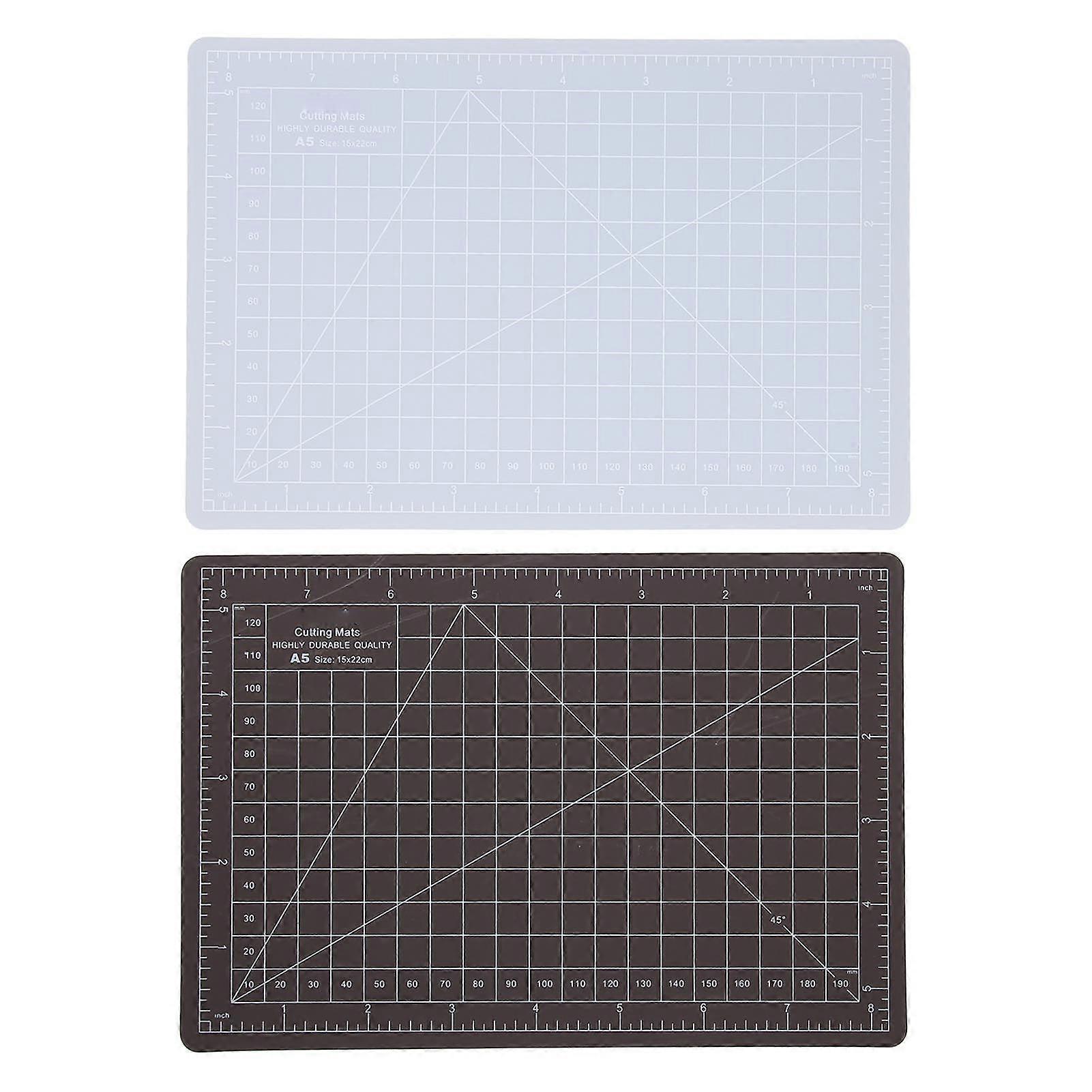 2025 Latest Model  2pcs Cutting Mats A5 PVC Practical Durable Cutting Pad for