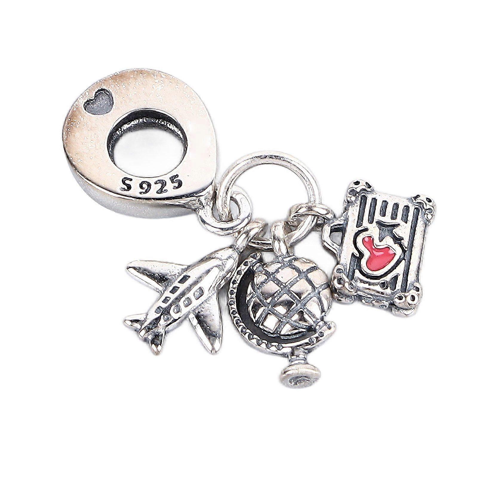 2025 أحدث نموذج أزياء قلادة الفضة النقية طائرة حقيبة Tellurion