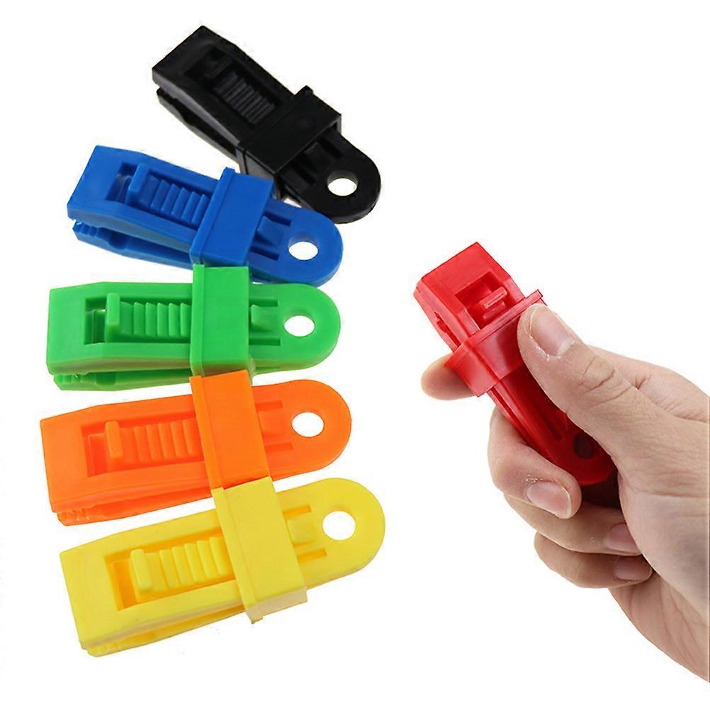 Tarp Clips Heavy Duty Plastic Shark Awning Clamp Set for Outdoor Camping 10Pcs