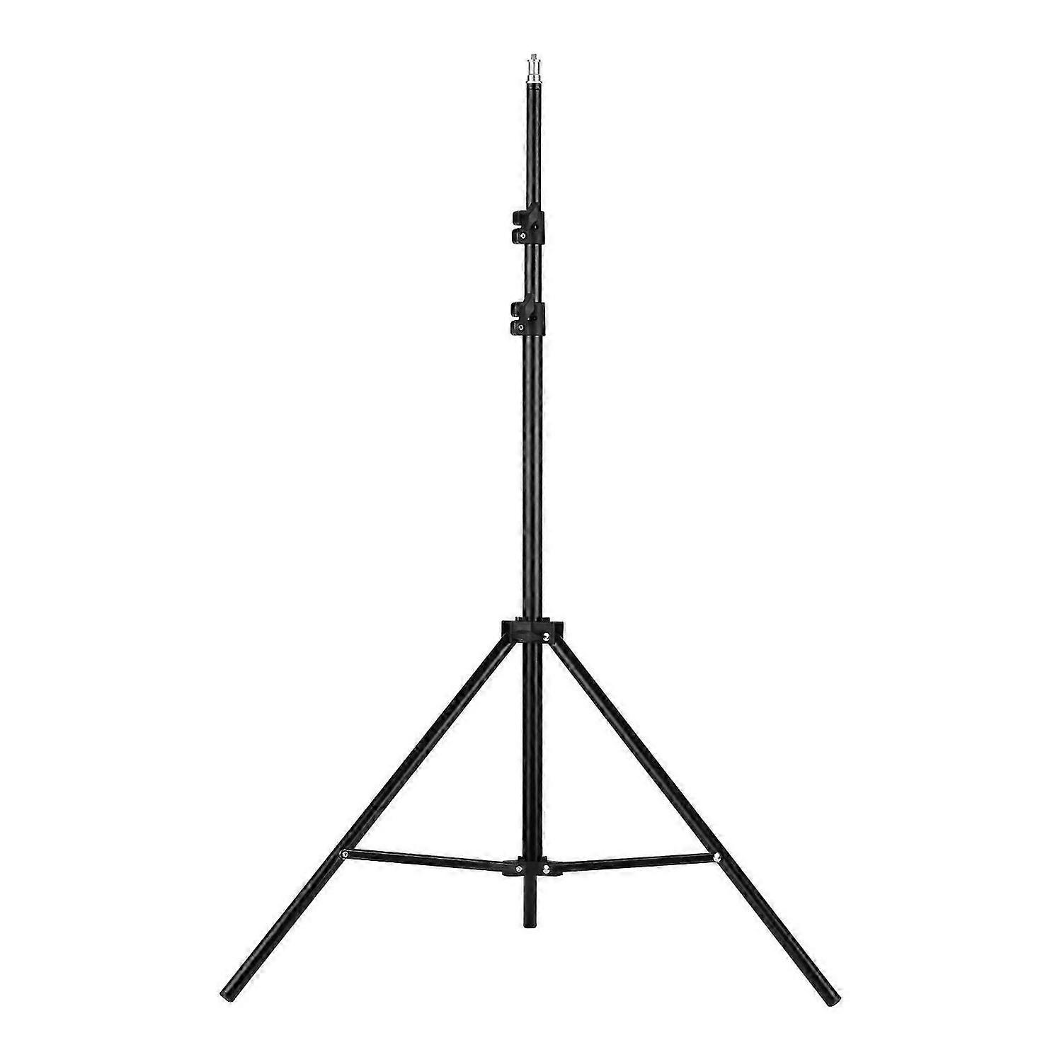 Adjustable Metal Tripod Light Stand Max. Height 1.6M/5.2ft with 1/4 Inch Screw for Photography Studio LED Video Light Umbrella Ring Light