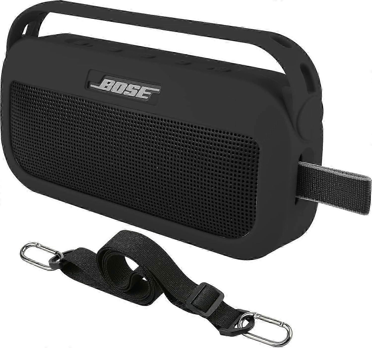 Silicone Case Cover for Bose SoundLink Flex Bluetooth Portable Speaker, Travel Protective Carrying Pouch with Handle for Bose SoundLink Flex