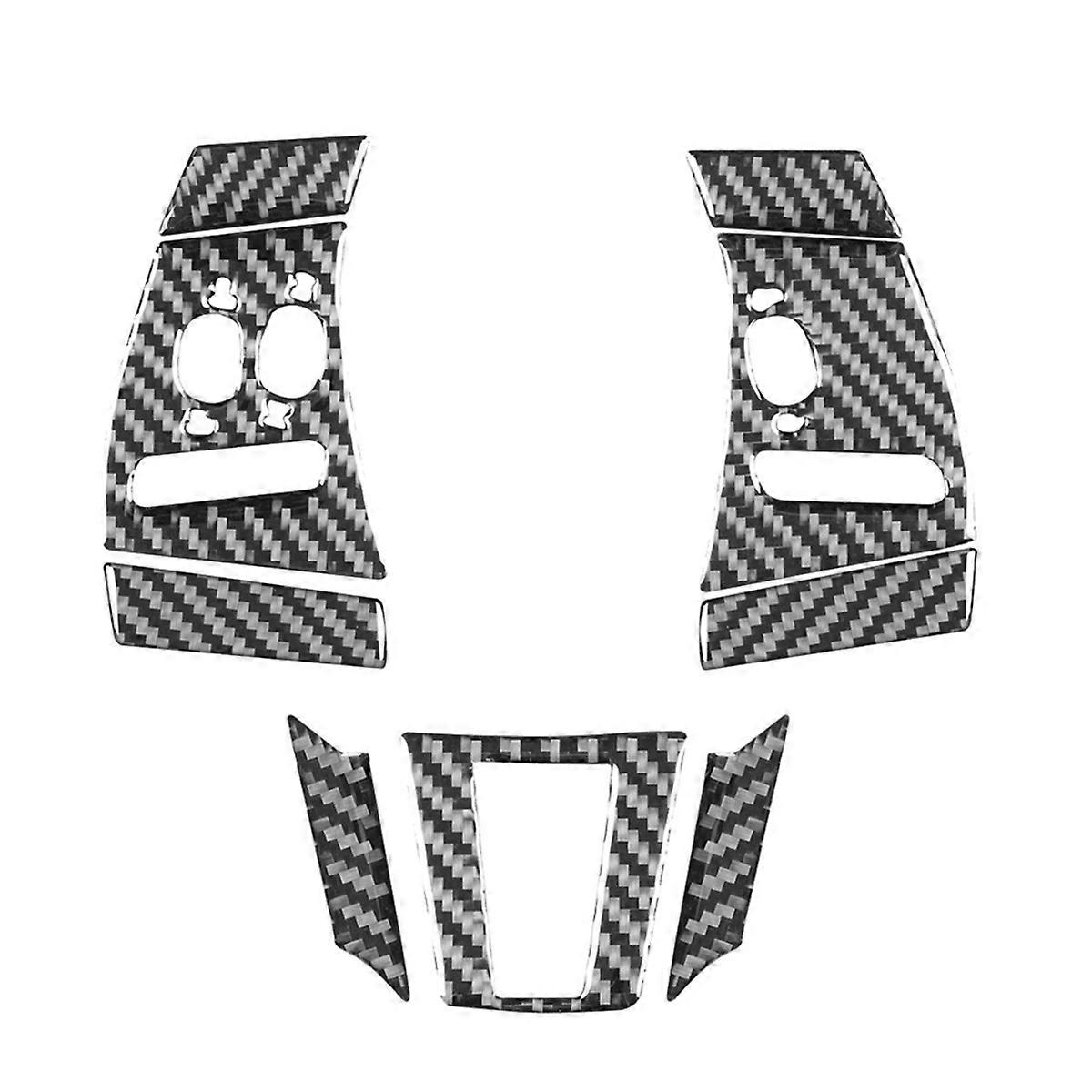 Carbon Fiber Car Steeing Wheel Cover Trim Kit for XF