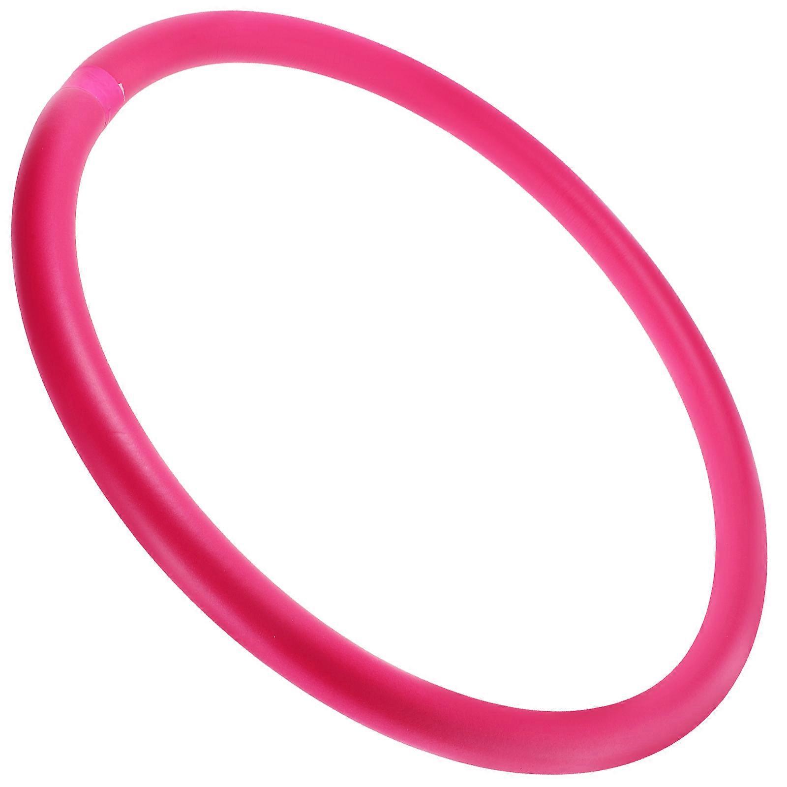 Decorative Weighted Arm Hoop for Workout – Strengthens Arms and Shoulders, Rose Red, Ideal for Home Exercise and Posture Improvement