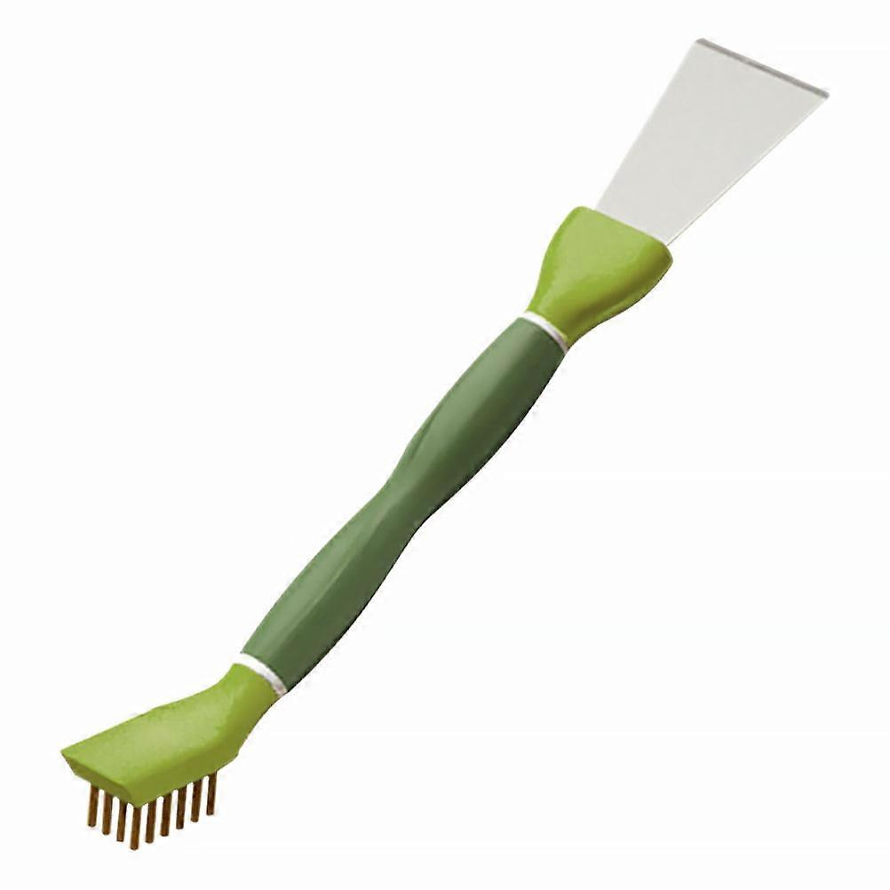 Multi Functional Cleaning Brush For Freezer Scrapper Copper Wire Bristles 1Set