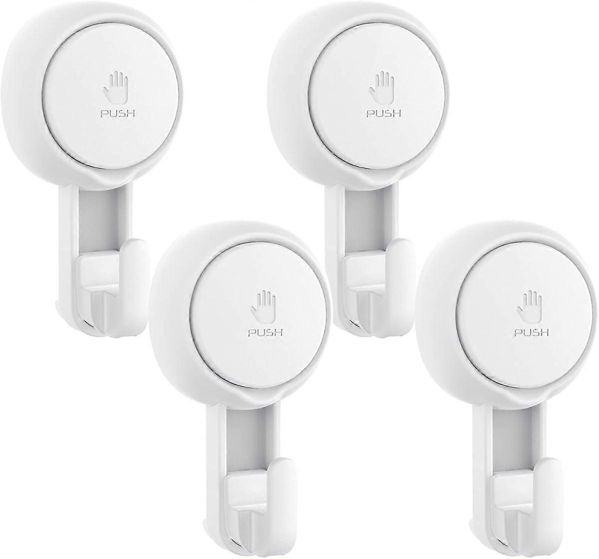Suction Cup Shower Hooks for Loofah, Robe, Towel, Heavy Duty