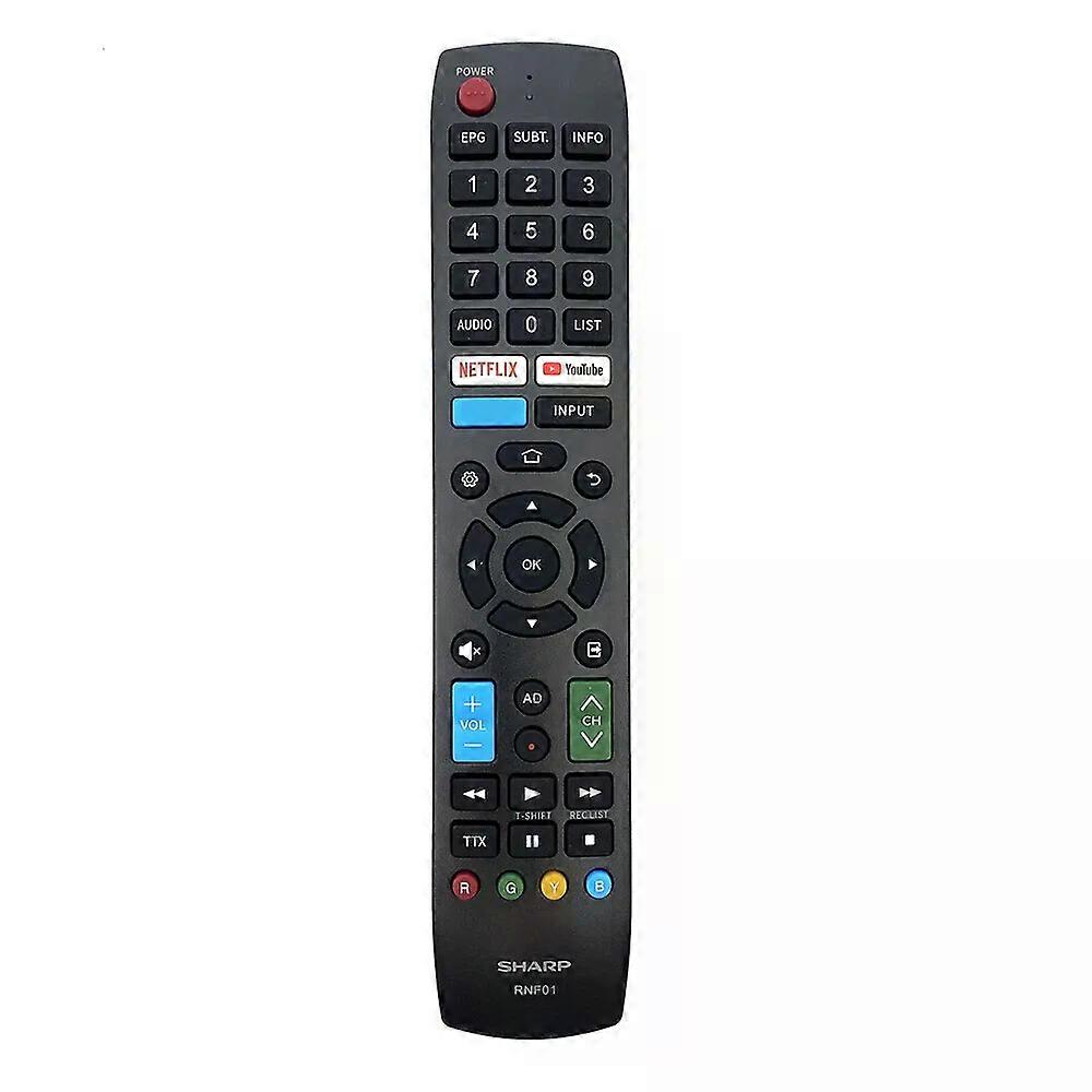 New Original RNF01 For Sharp Smart TV Remote Control Netflix Youtube