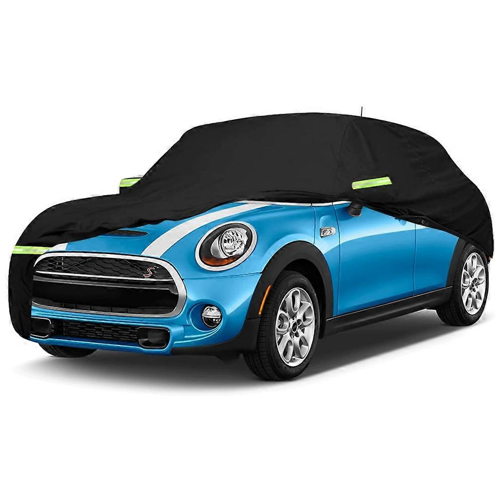 חל על כיסויי רכב חיצוניים עמידים למים מותאם אישית 100% מתאים ל 2002-2021 מיני קופר / קופר S גרסת 2 דלתות עם רוכסן דלת רצועה אטומה לרוח