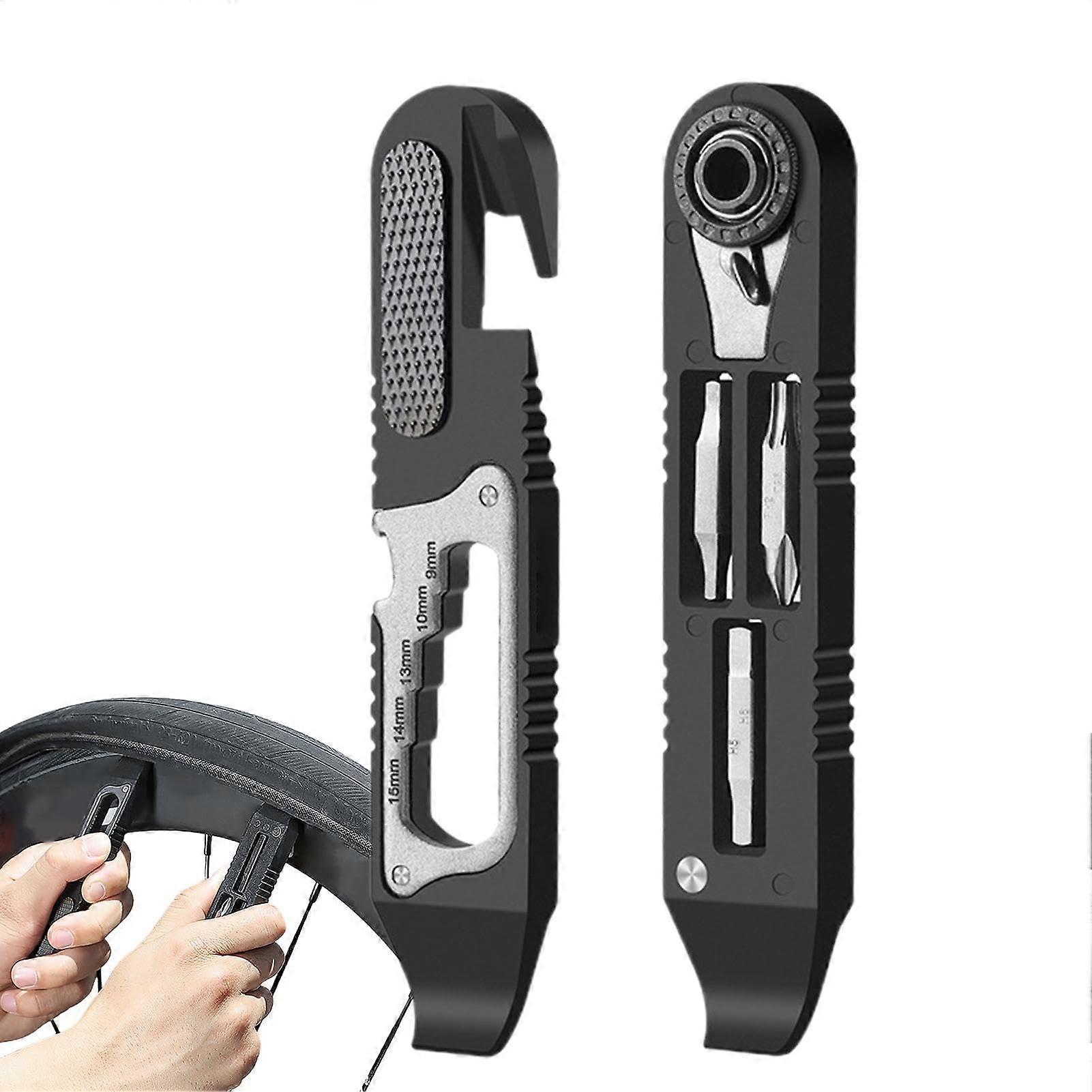 Portable Wrench Ergonomic, Strength Ratchet Wrench, Bicycle , Lightweight Wrench for Adjustments, Precision
