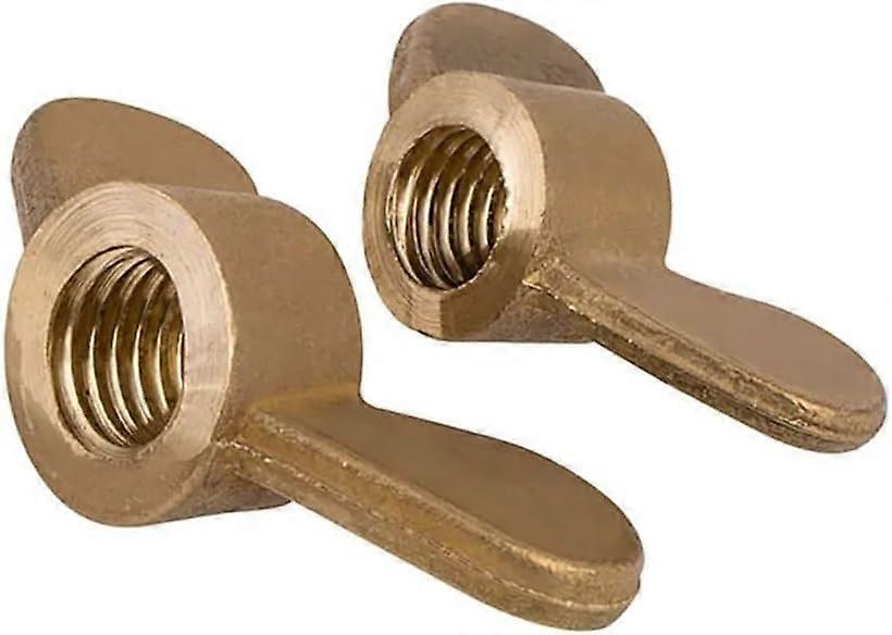 Wing Nuts and Bolts Set, M4 Copper Butterfly Nut Pack of 5, Compatible with M3 M5 M6 M8 M10 M12 Hardware