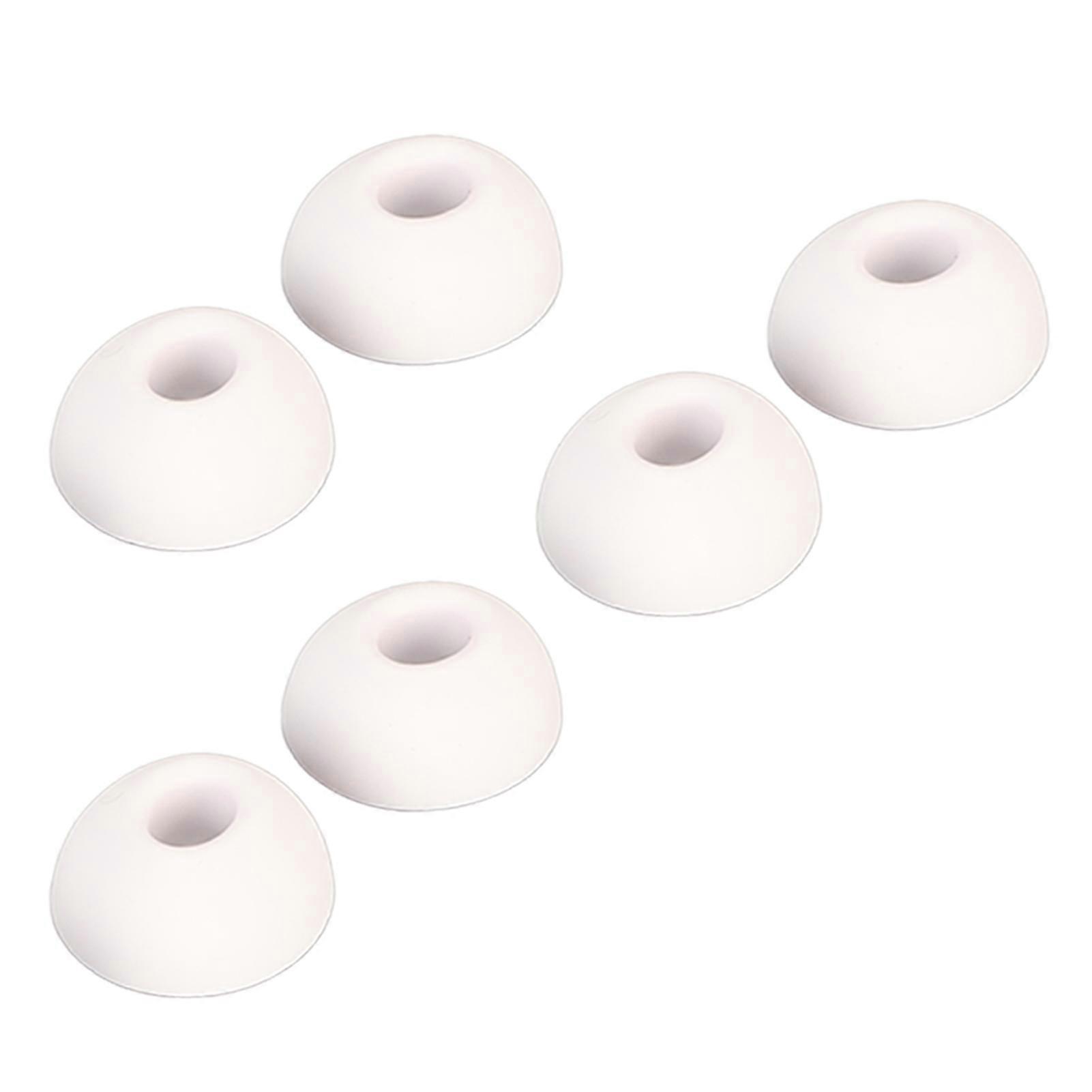 Memory Foam Ear Tips Silicone Comfortable Perfect Fit Replacement Ear Tips for IOS Earbuds Pro Three Pairs of Medium Size 