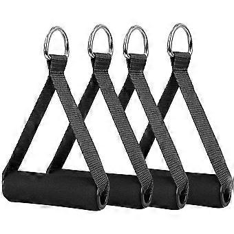 Sxbd 4pcs Poignées de traction Bandes de résistance Poignée en mousse Équipement de fitness de remplacement pour le yoga, la musculation--