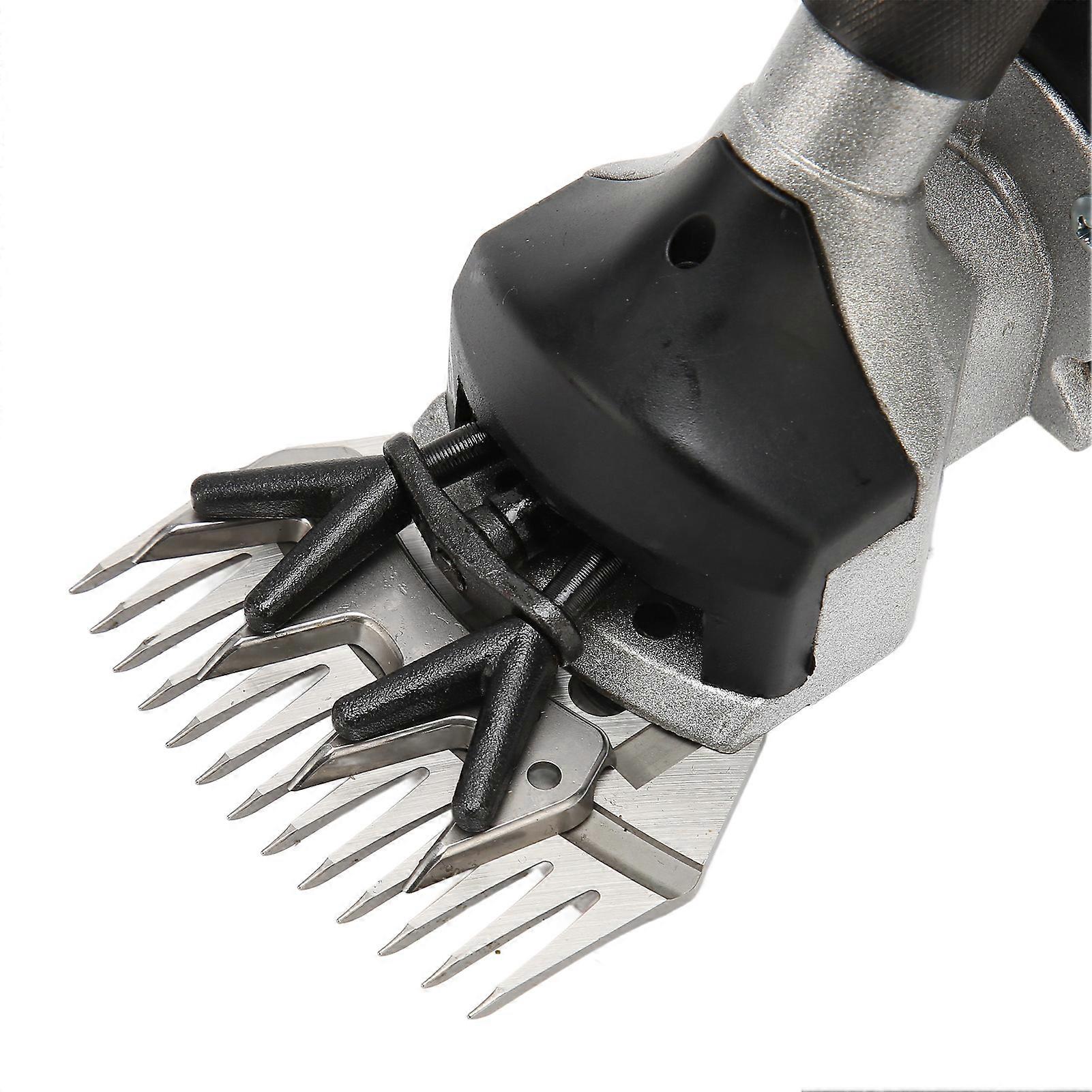 Sheep Shears Black 200W Motor 6 Speed Maximum 2600RPM 4000mAh Alloy Blade Carpet Trimmer for Home Farm 100‑240V UK Plug