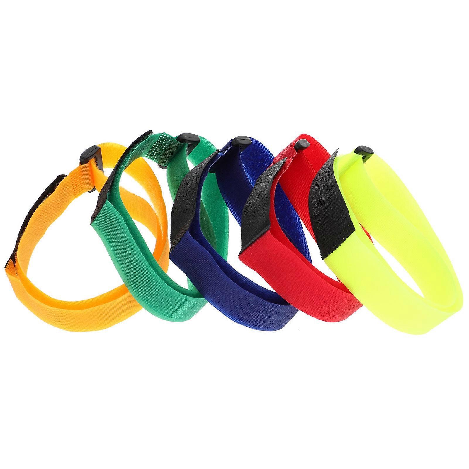 Bike Rack Strap with Durable Cinch for Wheel Stability in Assorted Colors and Made of Nylon 15PCS