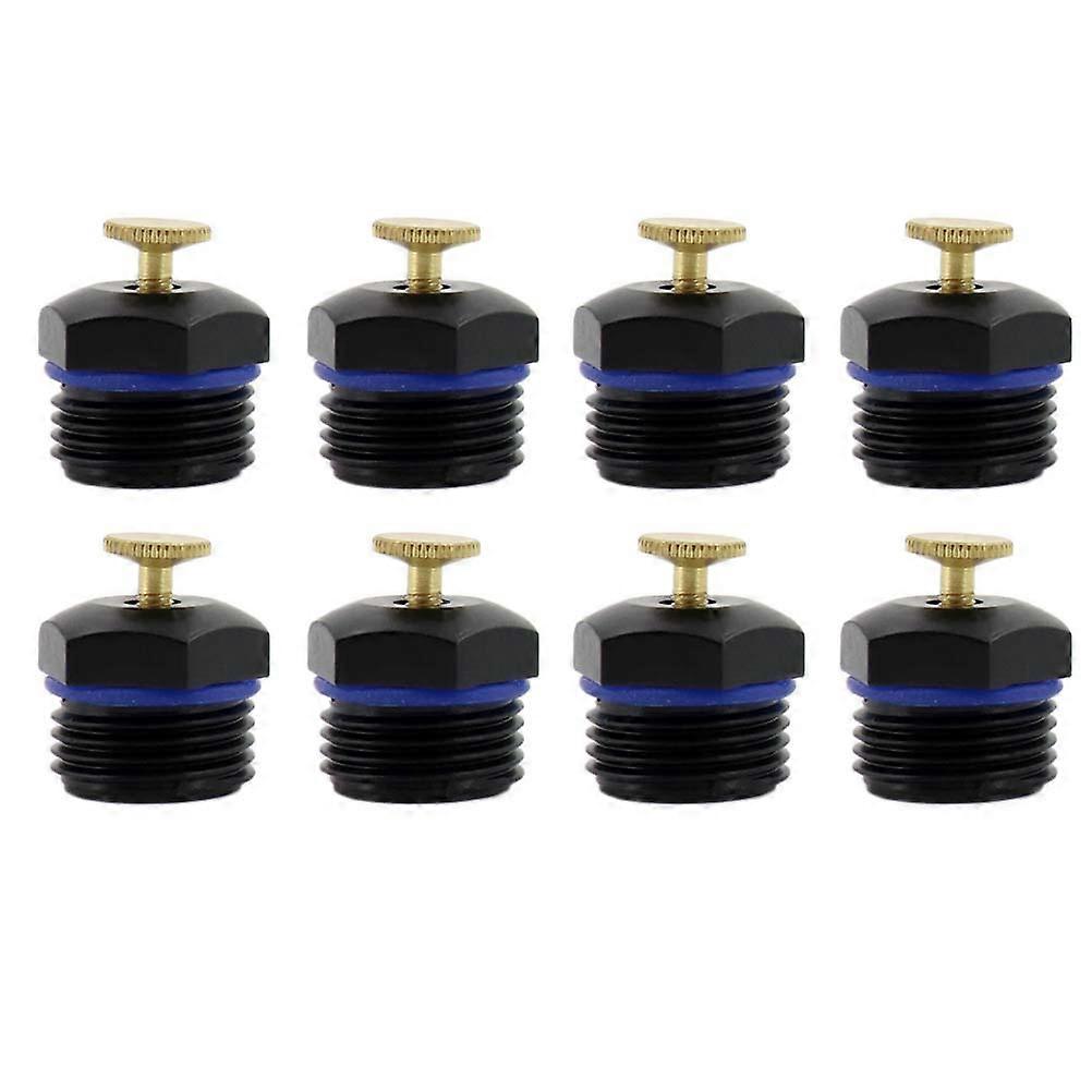 Adjustable Mist Spray Nozzle for Garden Use Automatic Watering Plastic Black 10pcs