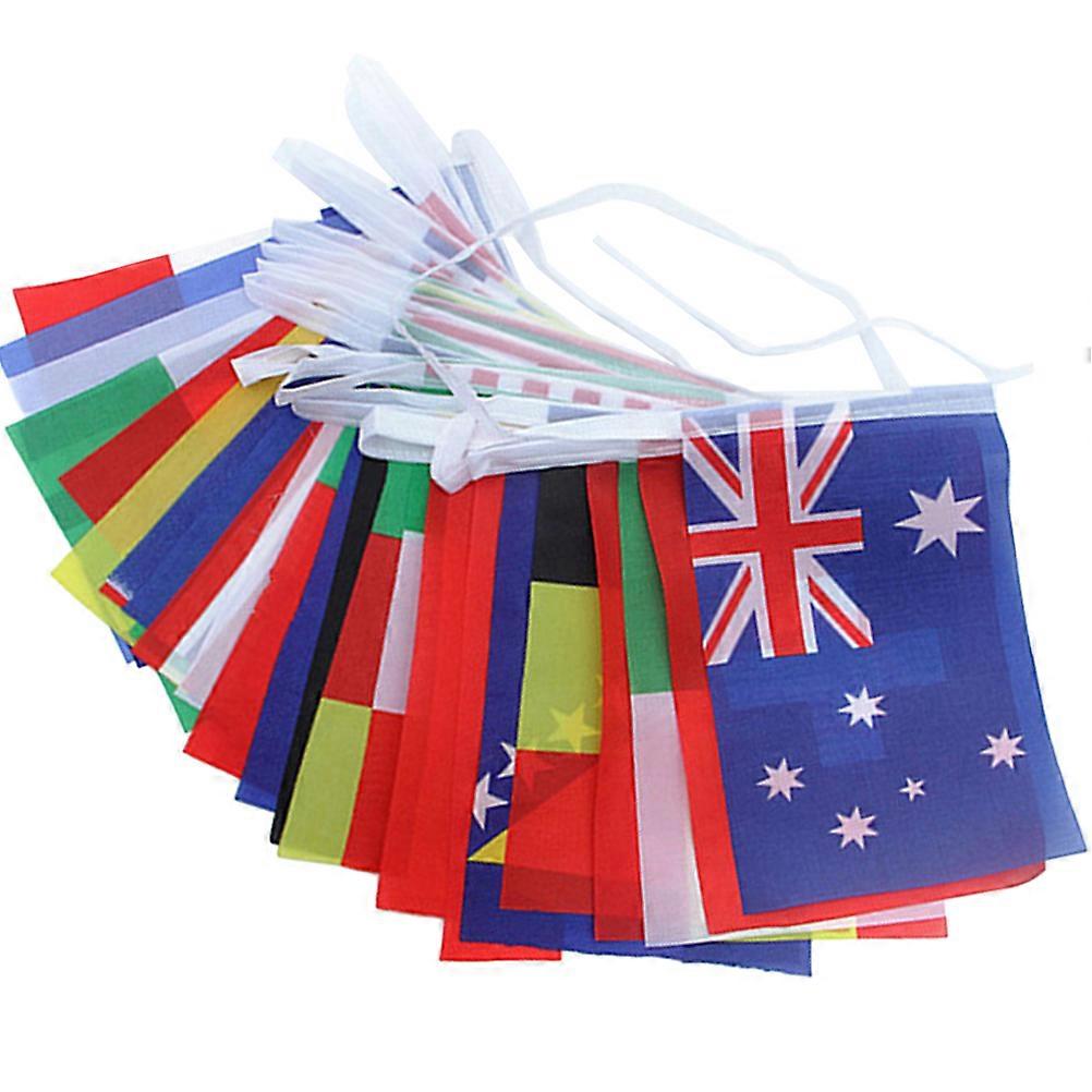 Hanging Flags Polyester Material Workmanship Sports Events Celebration 1Set