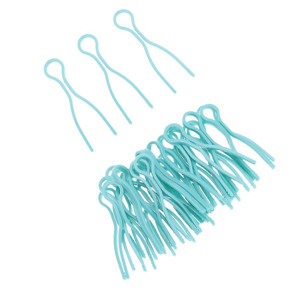 Sewing Bobbin Clips for Thread Spools Plastic Clamp Organizer Green Reusable Fits Most Sizes 40pcs