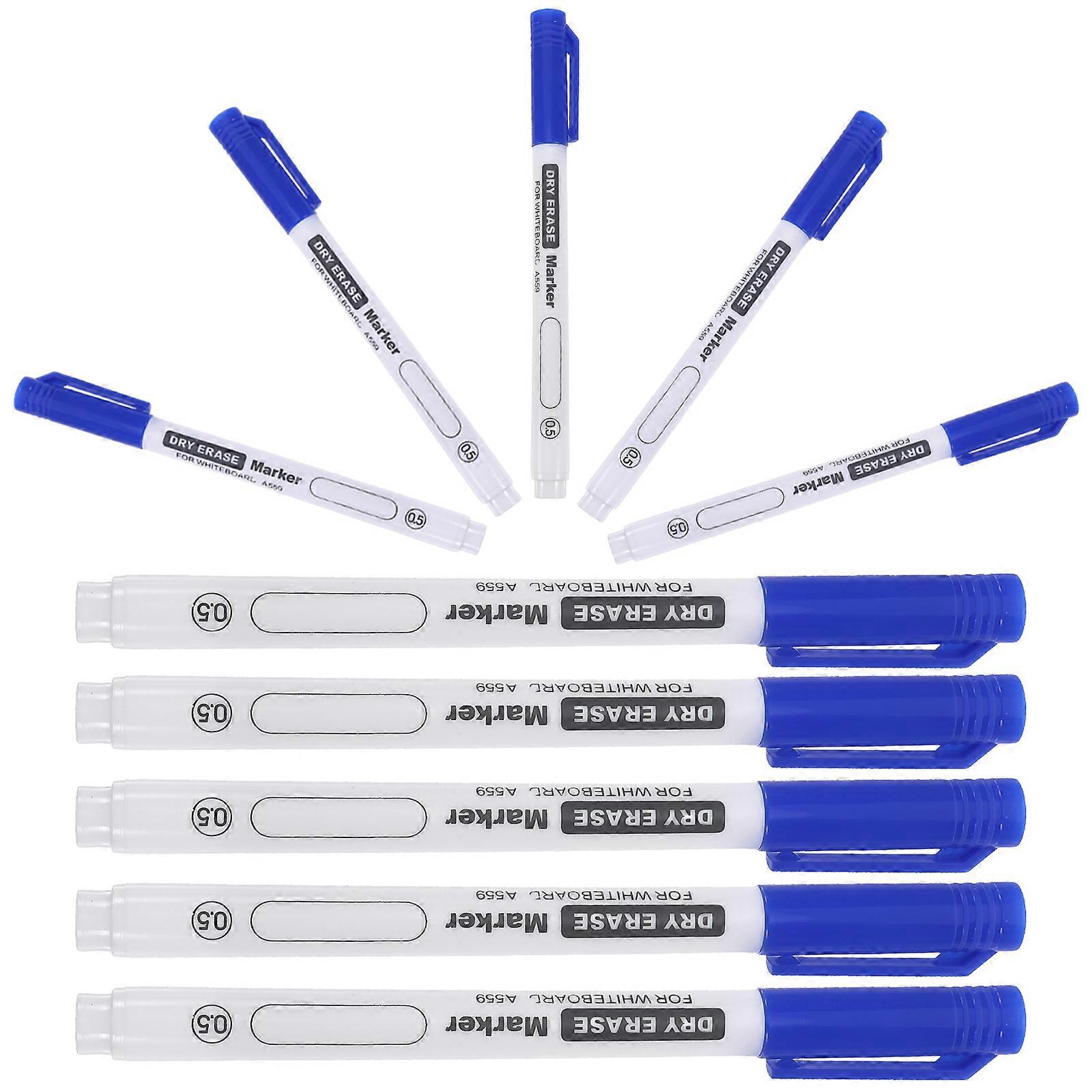 Whiteboard Pen Dry Erase Markers for School Classroom Marking 10Pcs