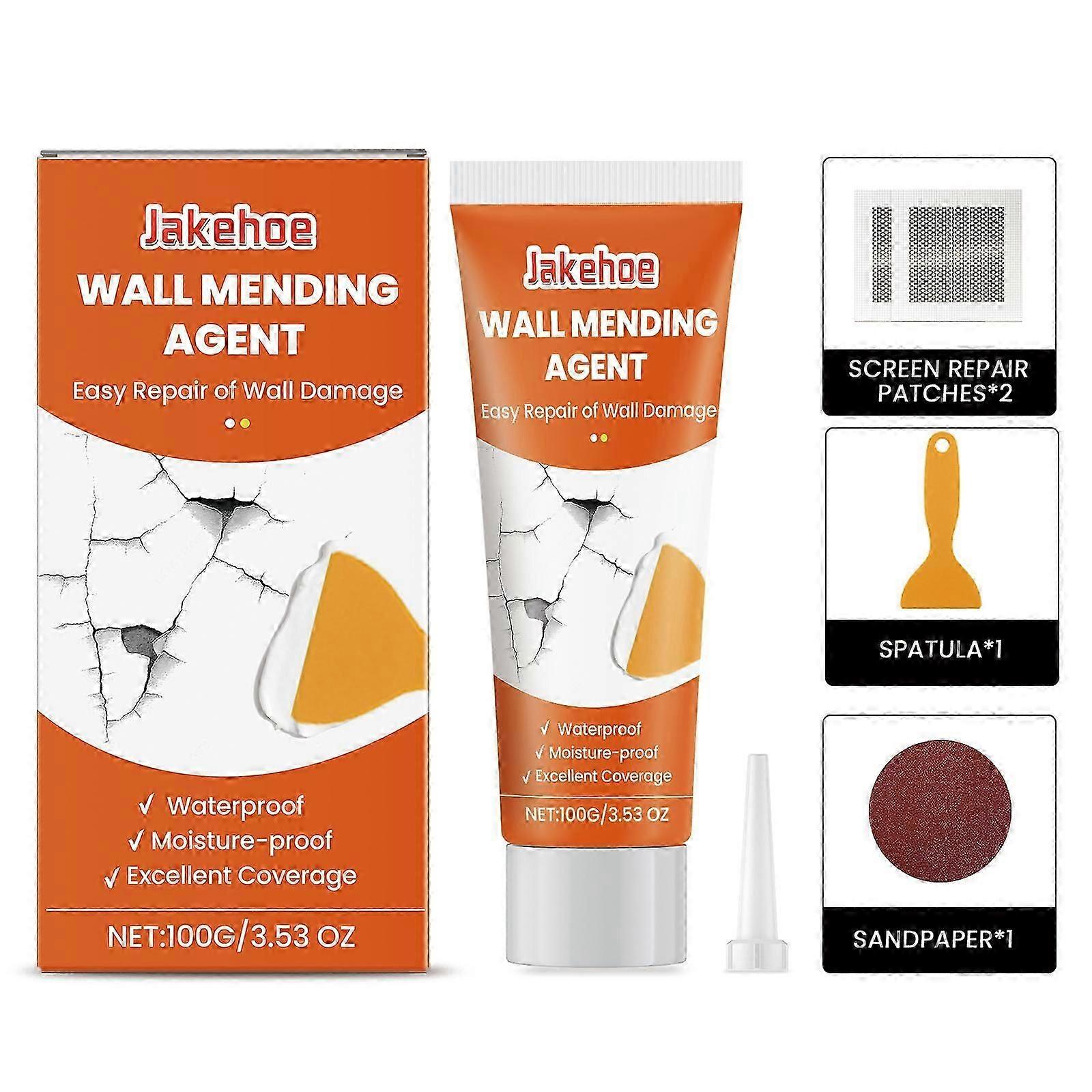 Wall Repair Kit - Quick Fix for Cracks, Holes & Peeling Paint - Durable Epoxy Resin Solution
