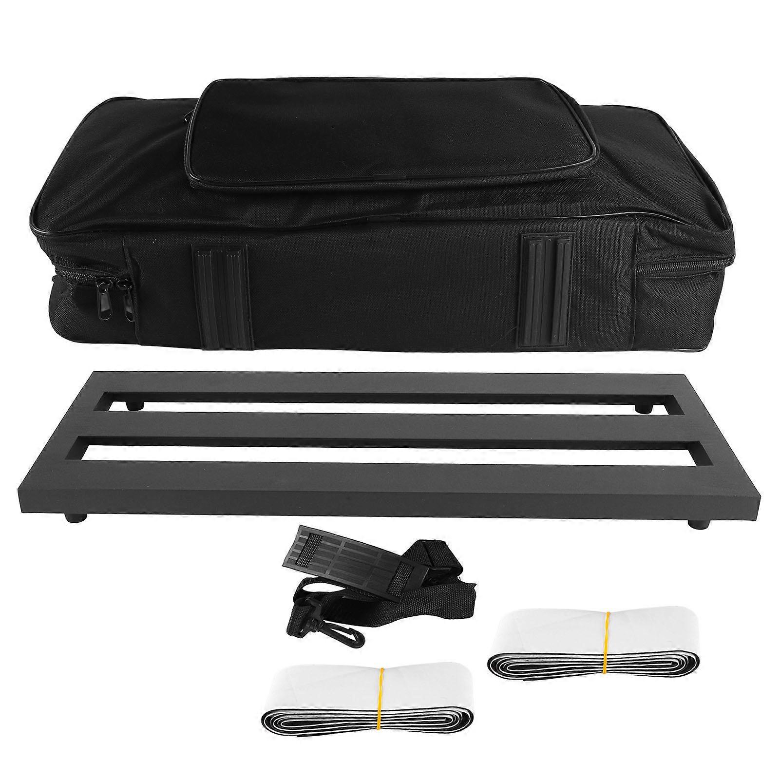 Guitar Pedal Board Aluminum Alloy Portable Extra Large Guitar Effect Pedalboard Accessory with Bag PB 2