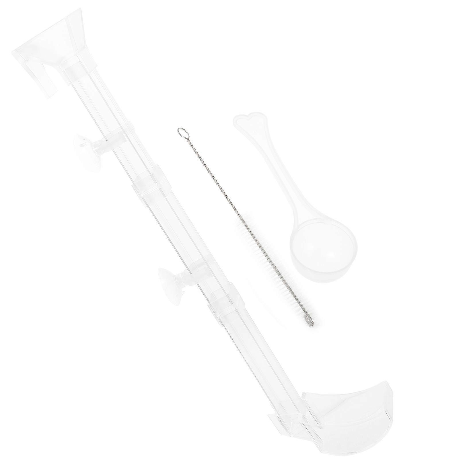 Fish Food Feeder Tube For Shrimp Aquarium Enthusiasts Aquatic Maintenance Segmented Design 1Set