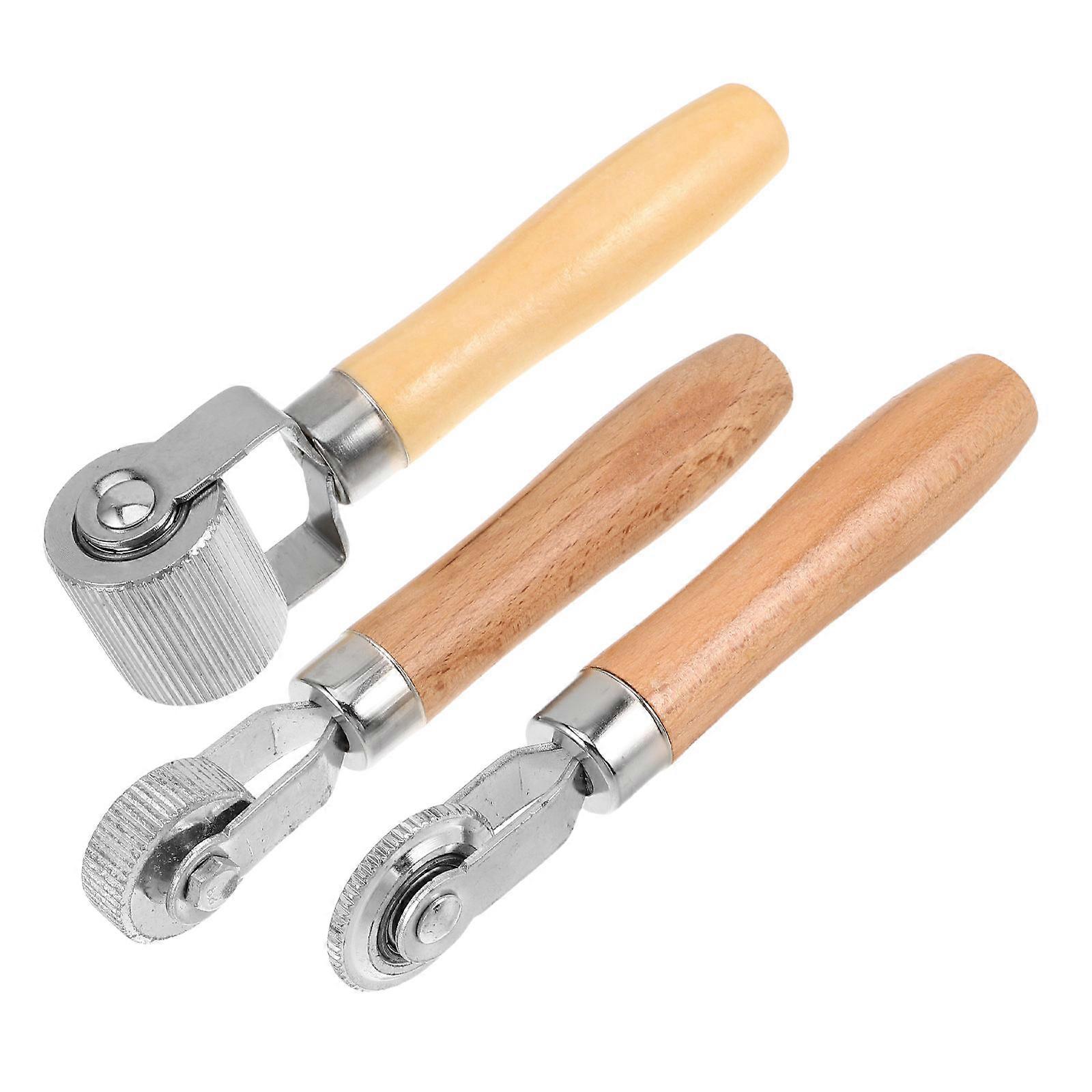 Car Sound Deadening Roller Tool Set with Wooden Handle for Tire Repair and Noise Reduction Multi Color 4mm 12mm 40mm