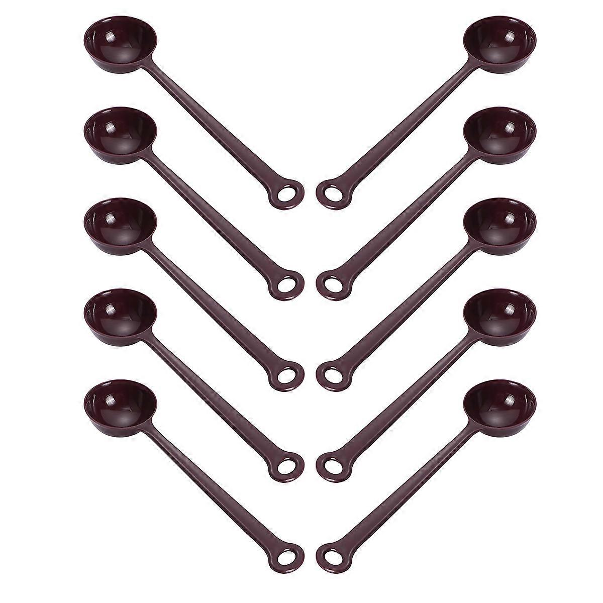 Coffee Measuring Scoop 10Pcs Coffee Color Safety for Loading