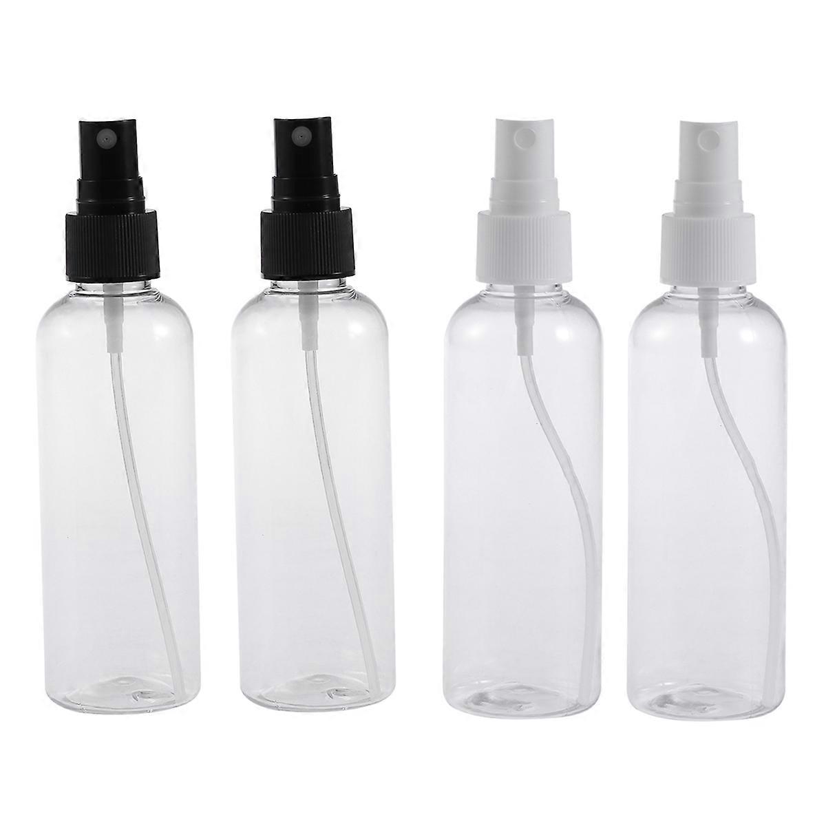 10 Pack Black Plastic Refillable Spray Bottles for Travel Storage Use Fine Mist Makeup and Cleaning 100ML