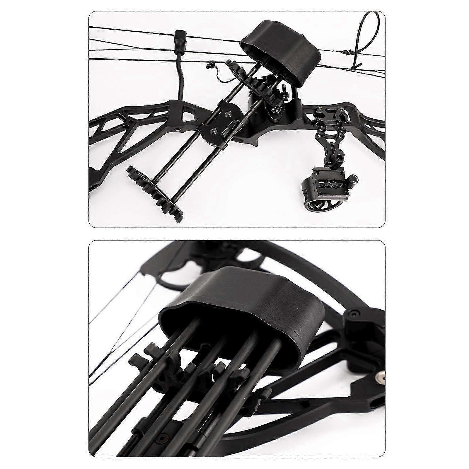 Compound Bow Quiver with Quick Release - 5 Arrow Holder for Practice and Competition Storage