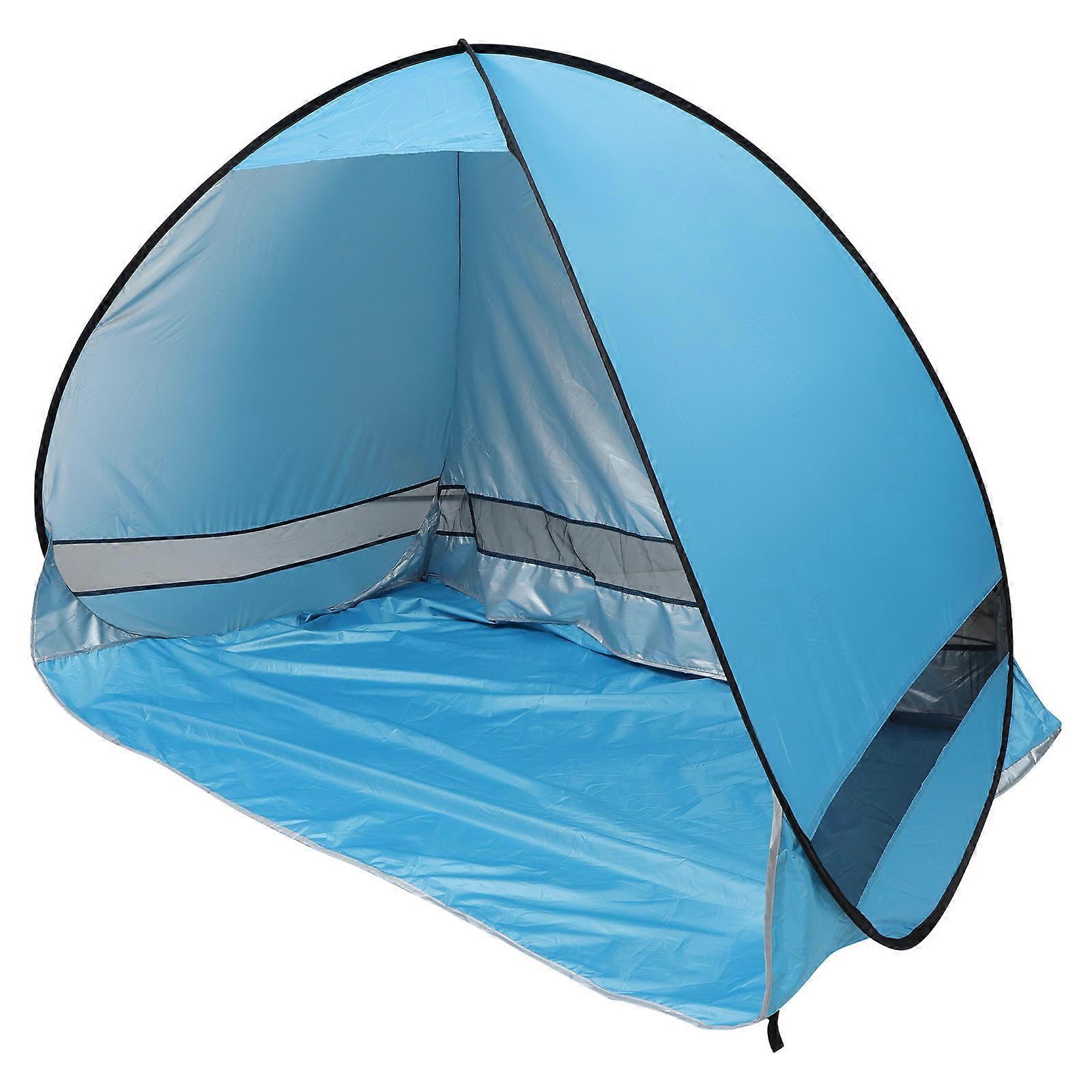 Automatic Portable Beach Tent Folding UV Protection Sun Shade Shelter for Camping Hiking Outdoor Activities Lightweight Spacious for Multiple Persons