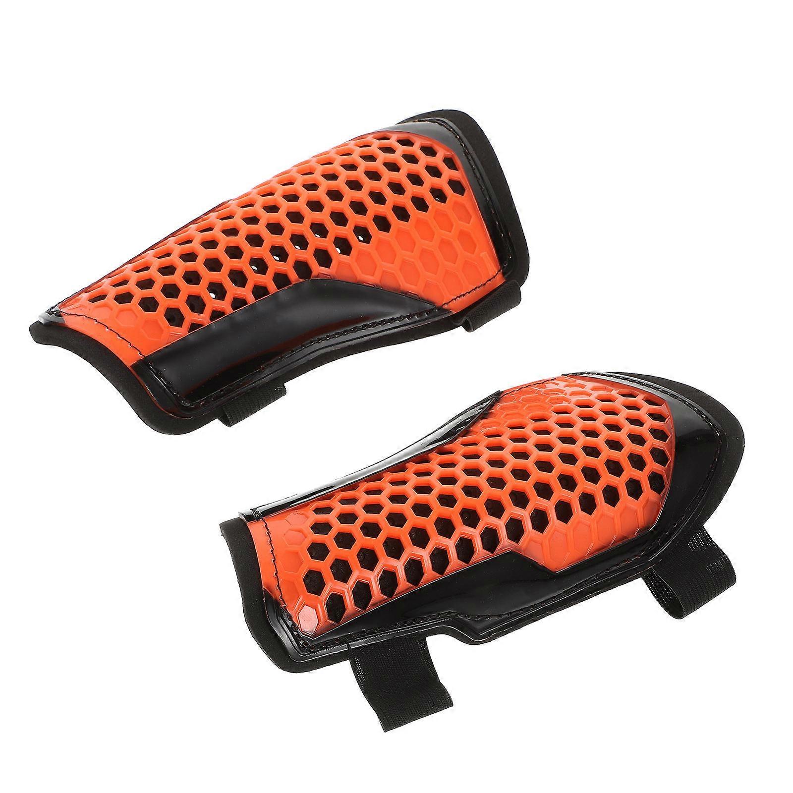 Protective Gear Set for Adults in Orange Color with Shin Protection Function for Sports Activities 1 Pair