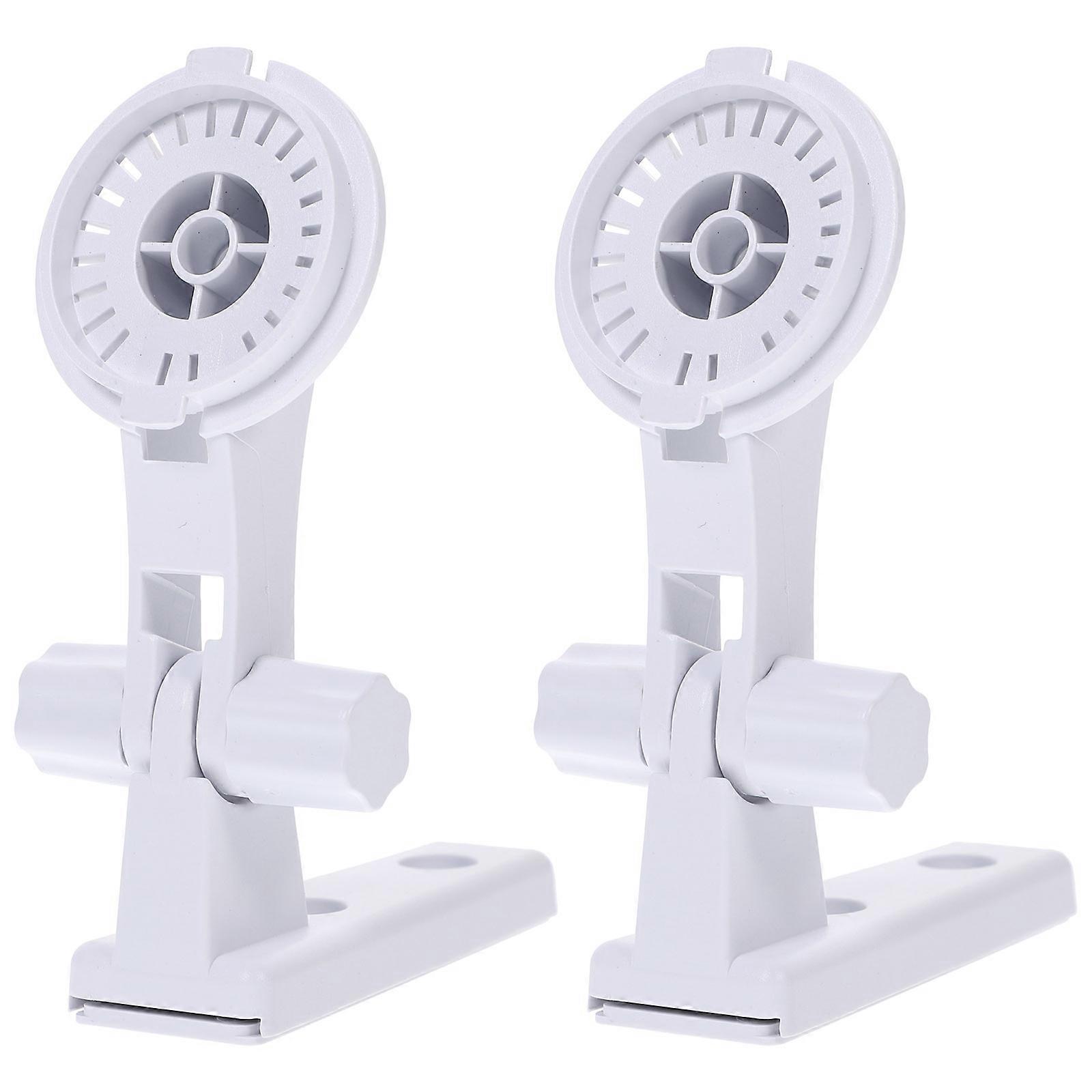 Adjustable Camera Wall Mount Bracket For Cctv Camera Indoor Use 7.9x4.4x11cm Abs Plastic 2Pcs