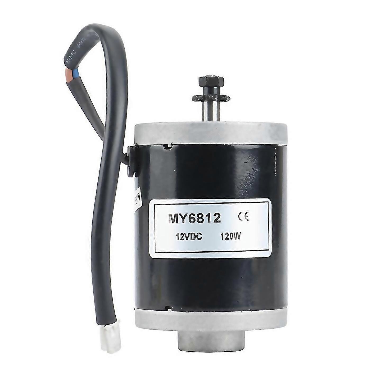 For Brushed Motor My6812 12v 120w High Speed Motor With Sprocket Scooter Small Brush Motor With Belt Pul