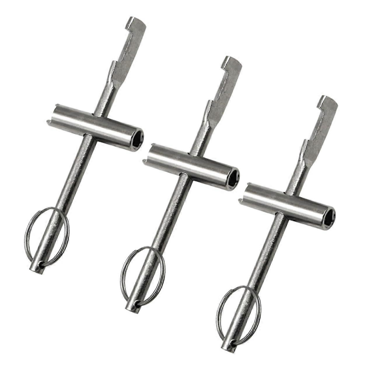 Water meter key triangle key longlasting handle wrench 3piece set