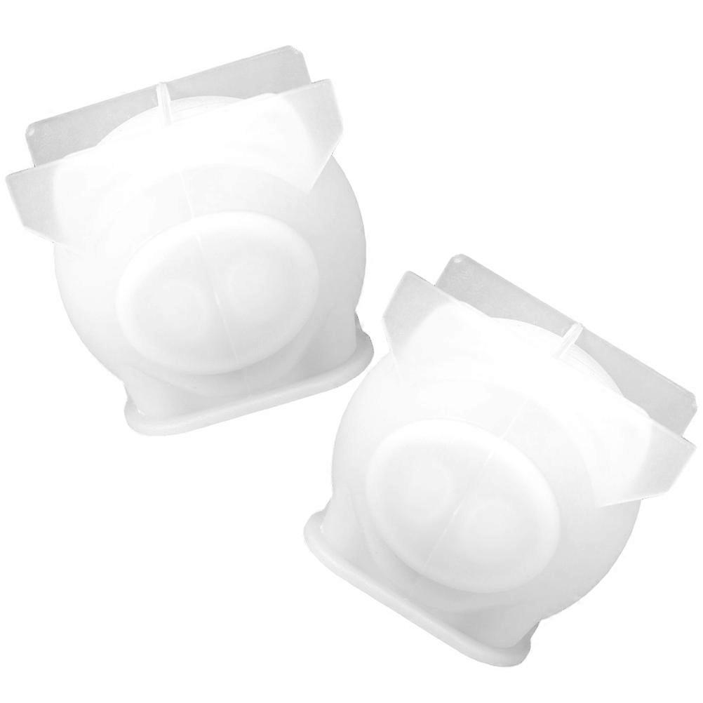 2pcs Pig Shaped Silicone Molds for Epoxy Resin Craft and Decor