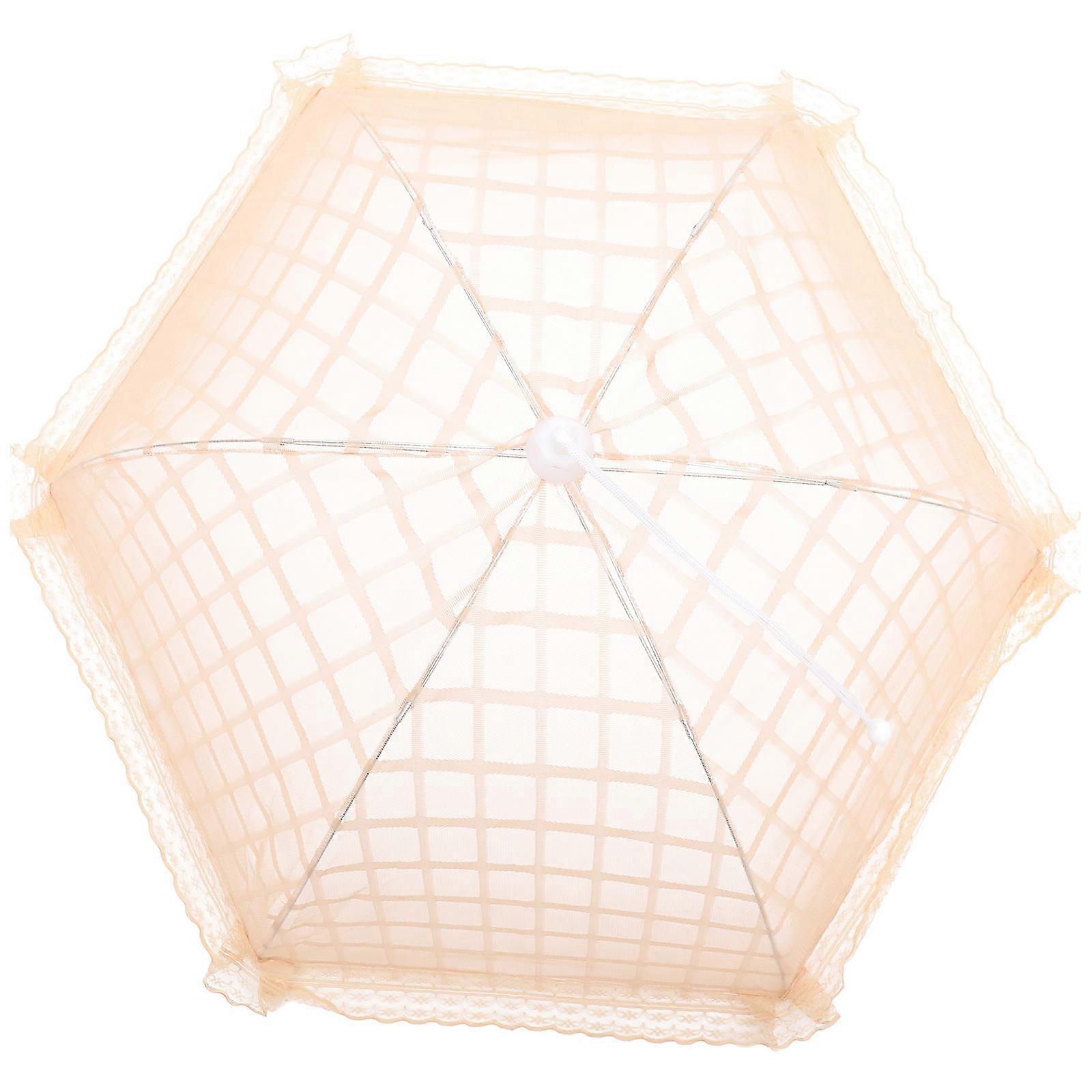 Large Collapsible Fine Mesh Food Tent Umbrella for Outdoor Dining – Reusable Bug and Fly Protection Cover for Picnics and Gatherings
