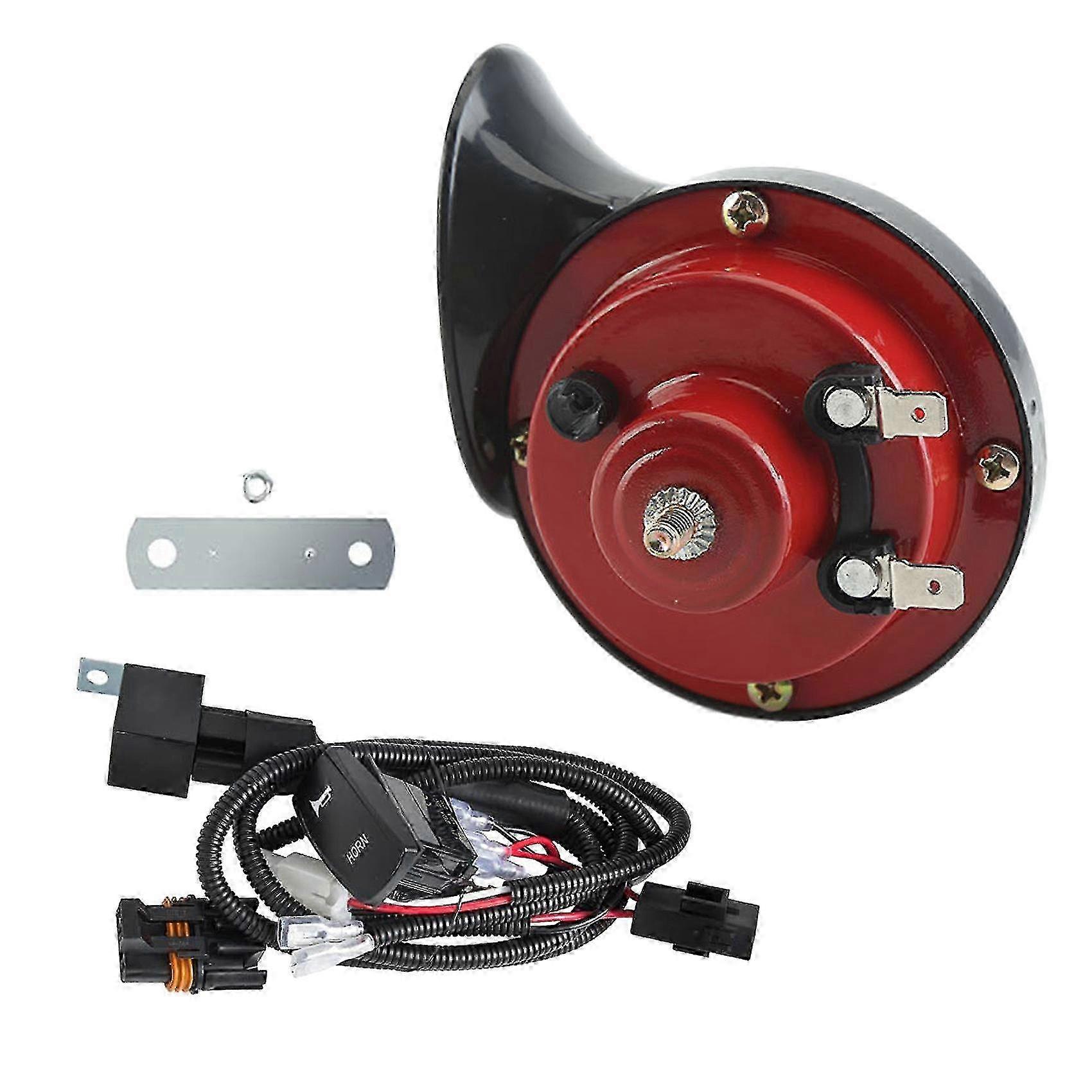 Waterproof UTV ATV Horn Kit 12V with Toggle Switch for Polaris RZR Can Am X3 Dune Buggy